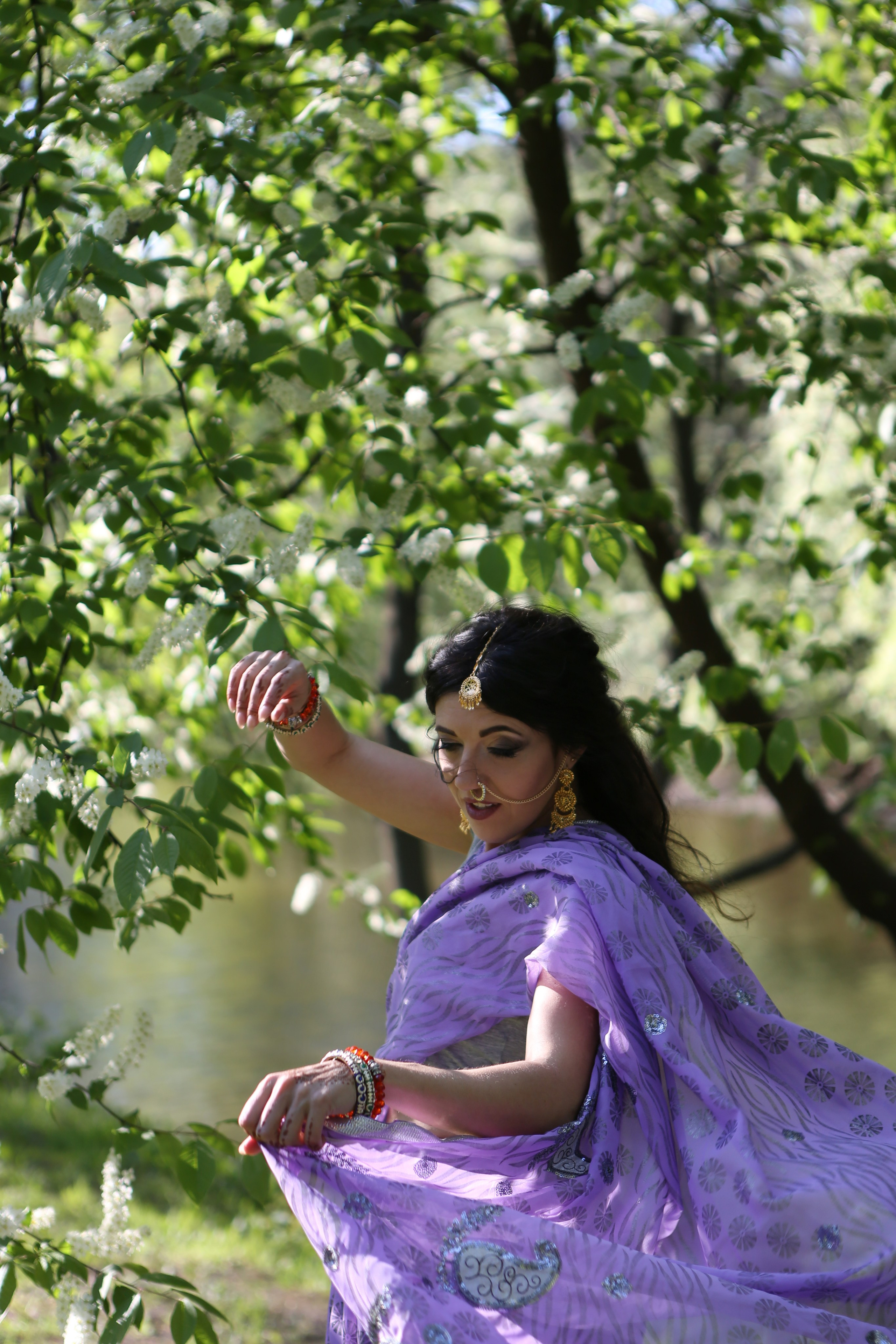 Прогулка в сари. Фотограф в Санкт-Петербурге. Индивидуальная съемка и фотопрогулки