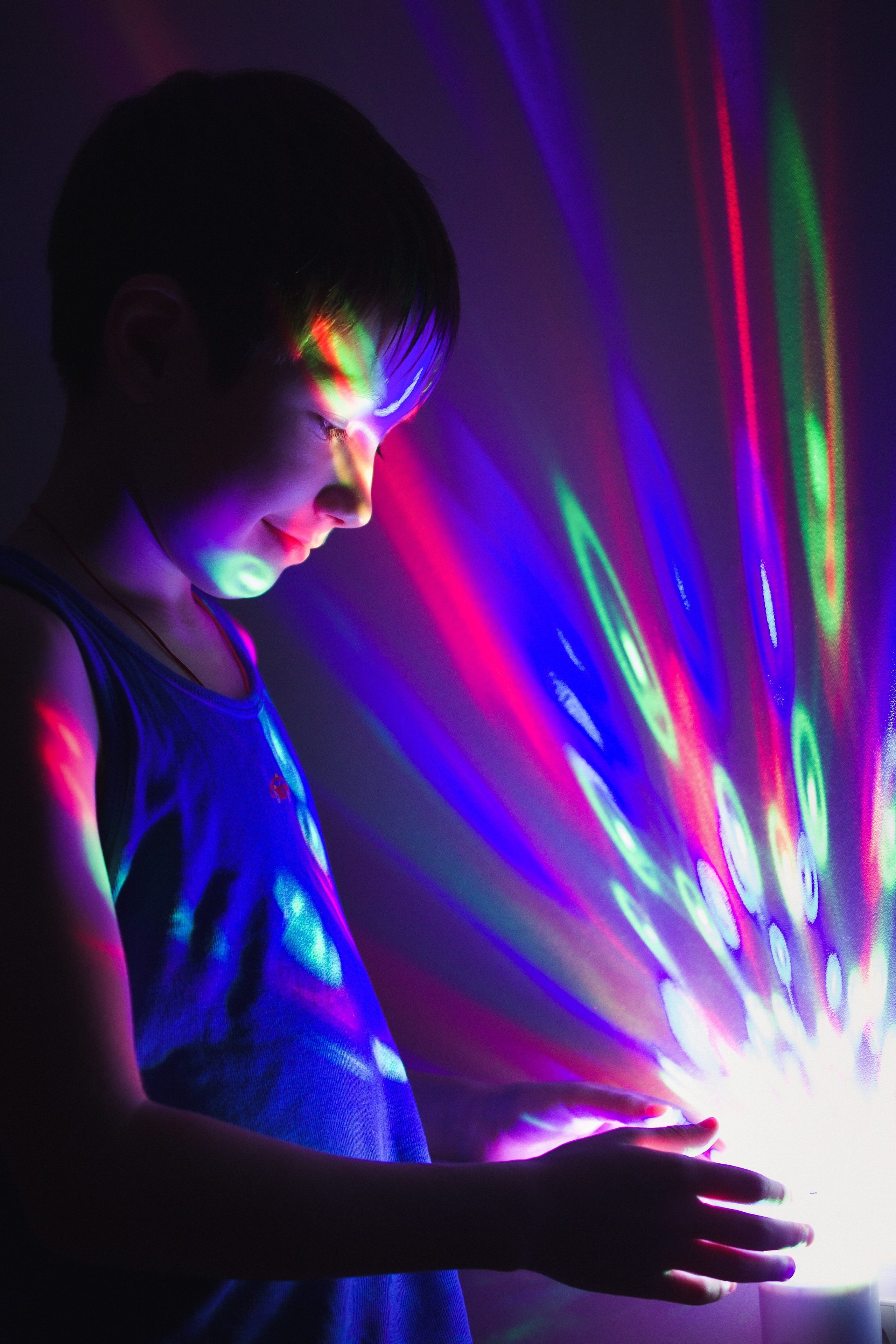 Съёмка с цветным светом. Художественная фотография