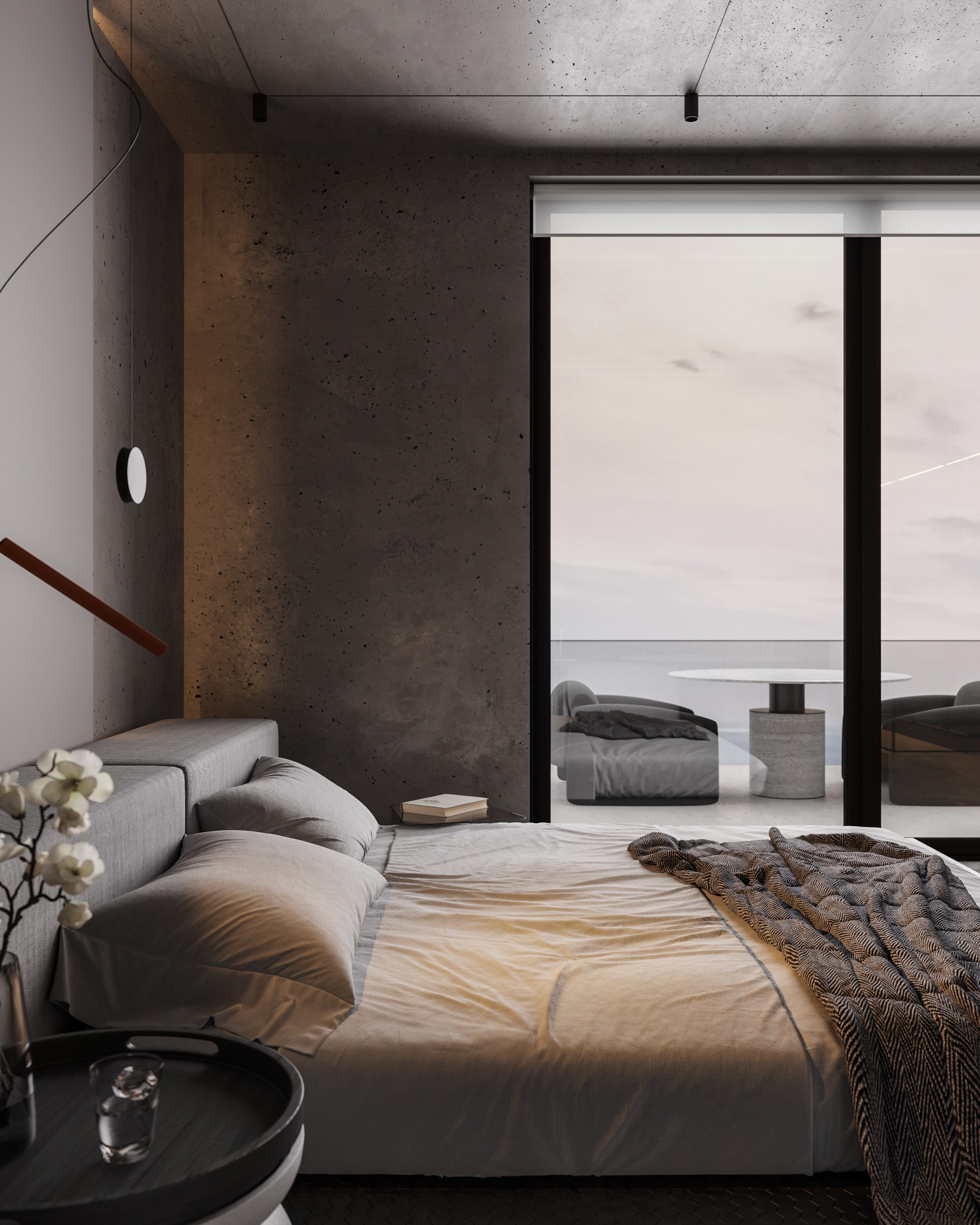 MK | Master bedroom. 3D визуализация интерьеров — Ирина