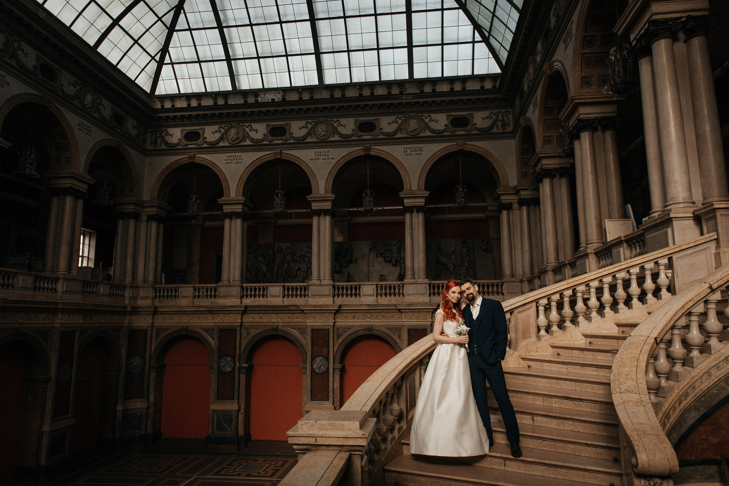 свадебная фотосессия в академии Штиглица