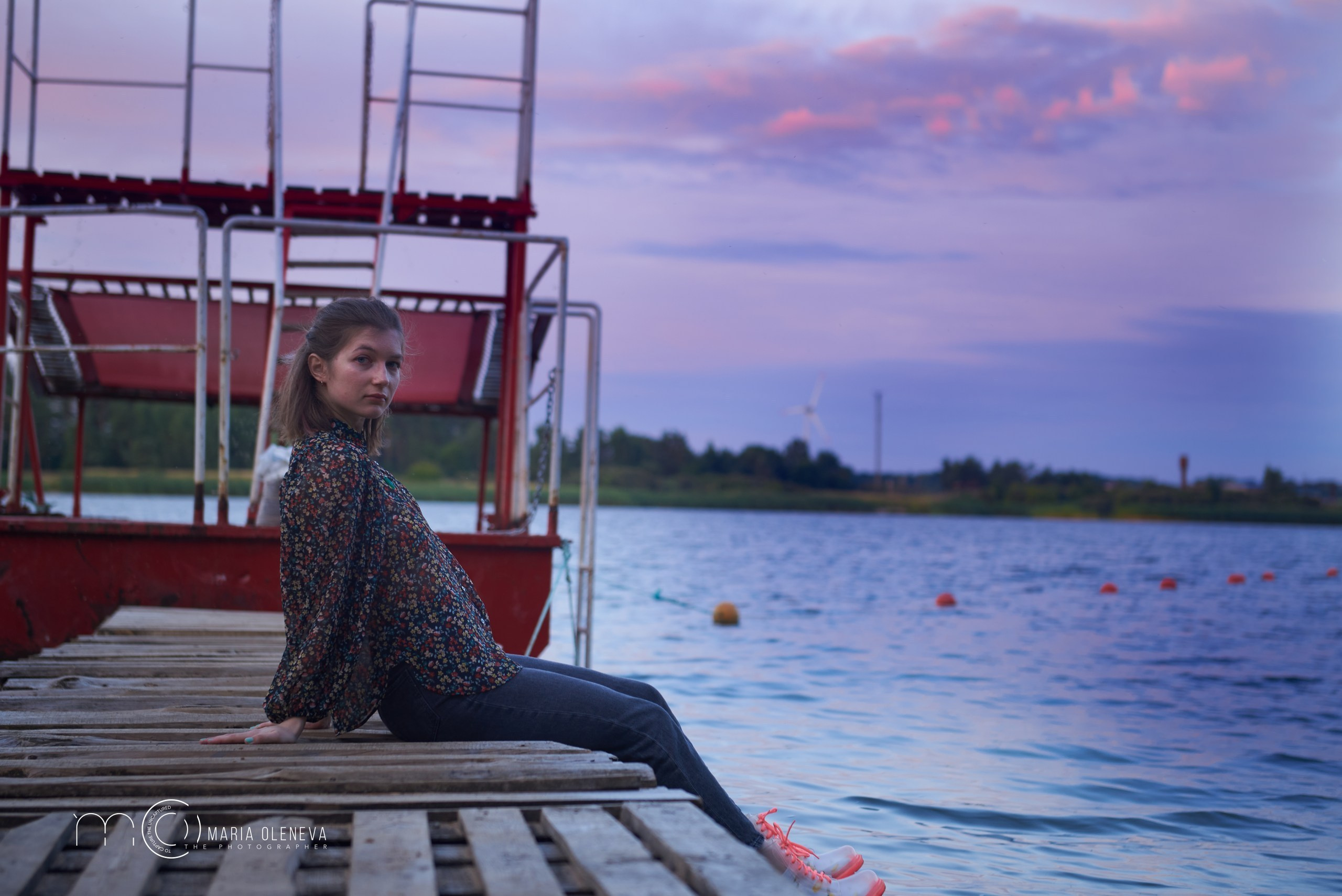 Кристина на рассвете. Фотограф Мария Оленева