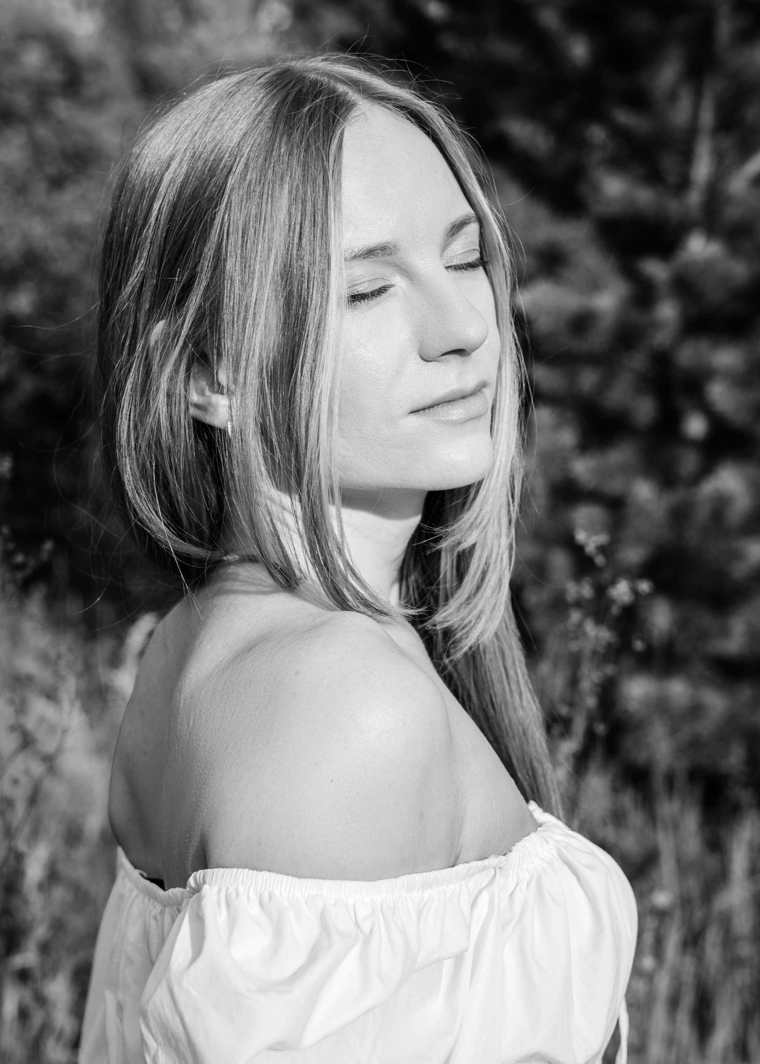 Летняя фотосессия на природе. Женский фотограф в Красноярске