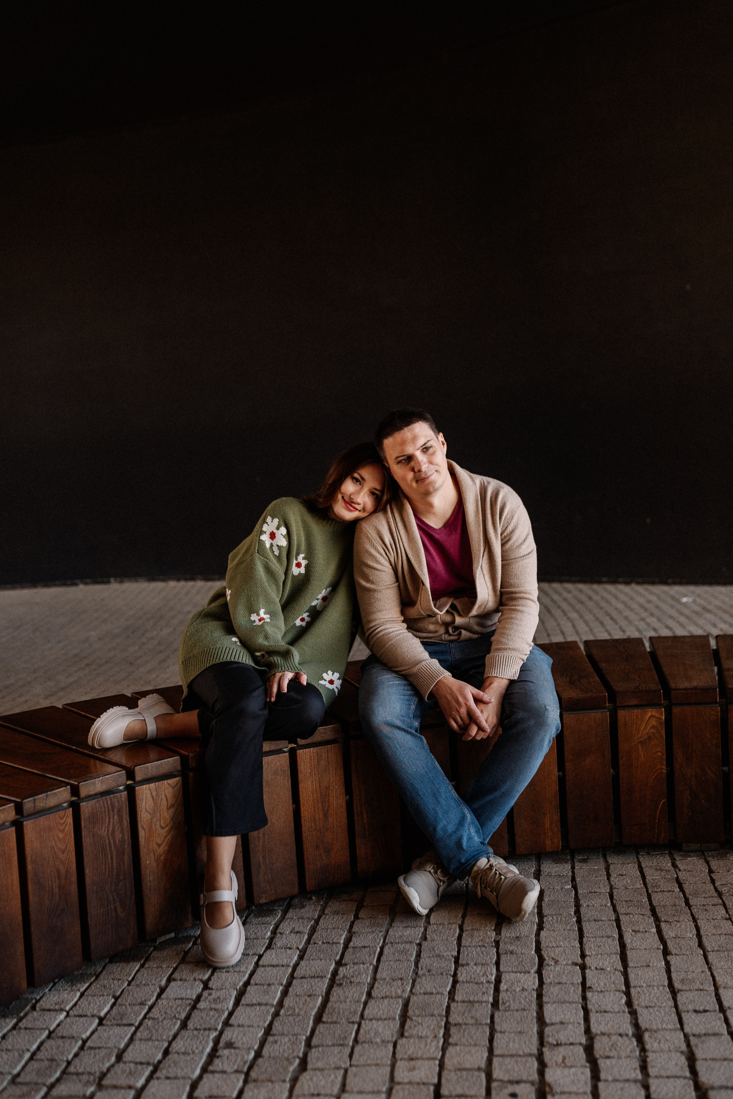 Женёк, Артём и Света в парке. Семейный и детский фотограф в Краснодаре