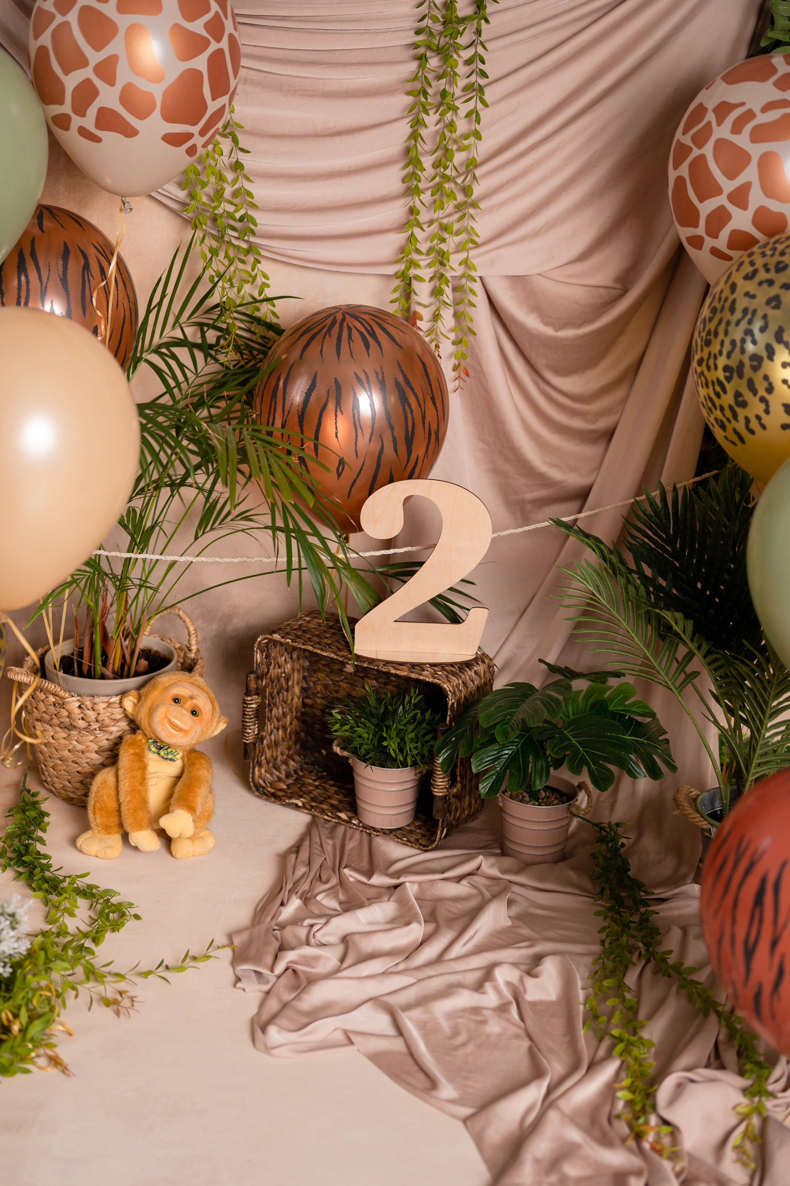 Декоры на Первые годики. Детский и семейный фотограф в Красноярске. Фотосессии новорожденных малышей до 1 месяца