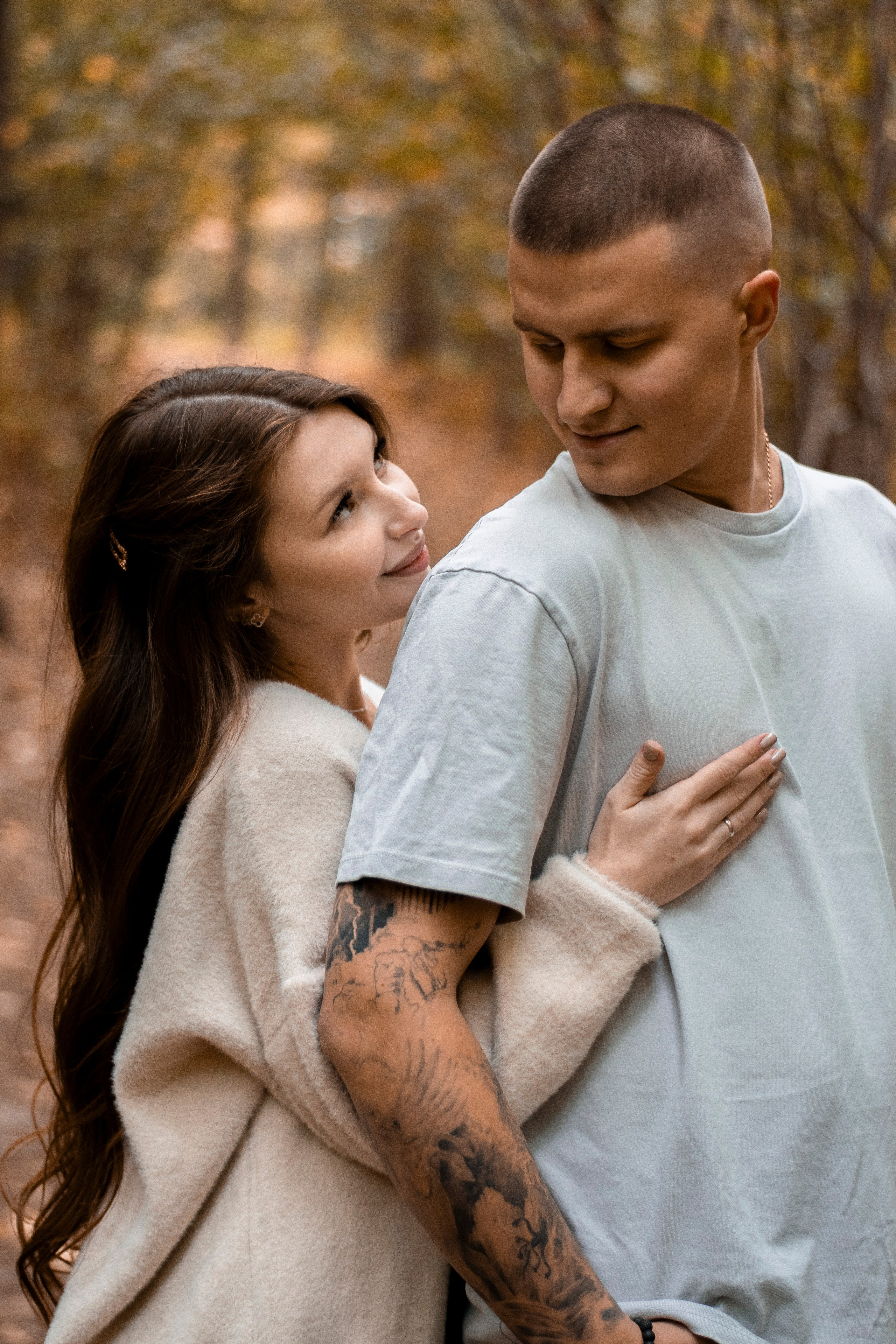 In the Autumn Garden. Портретный фотограф Москва Белогорцев Сергей