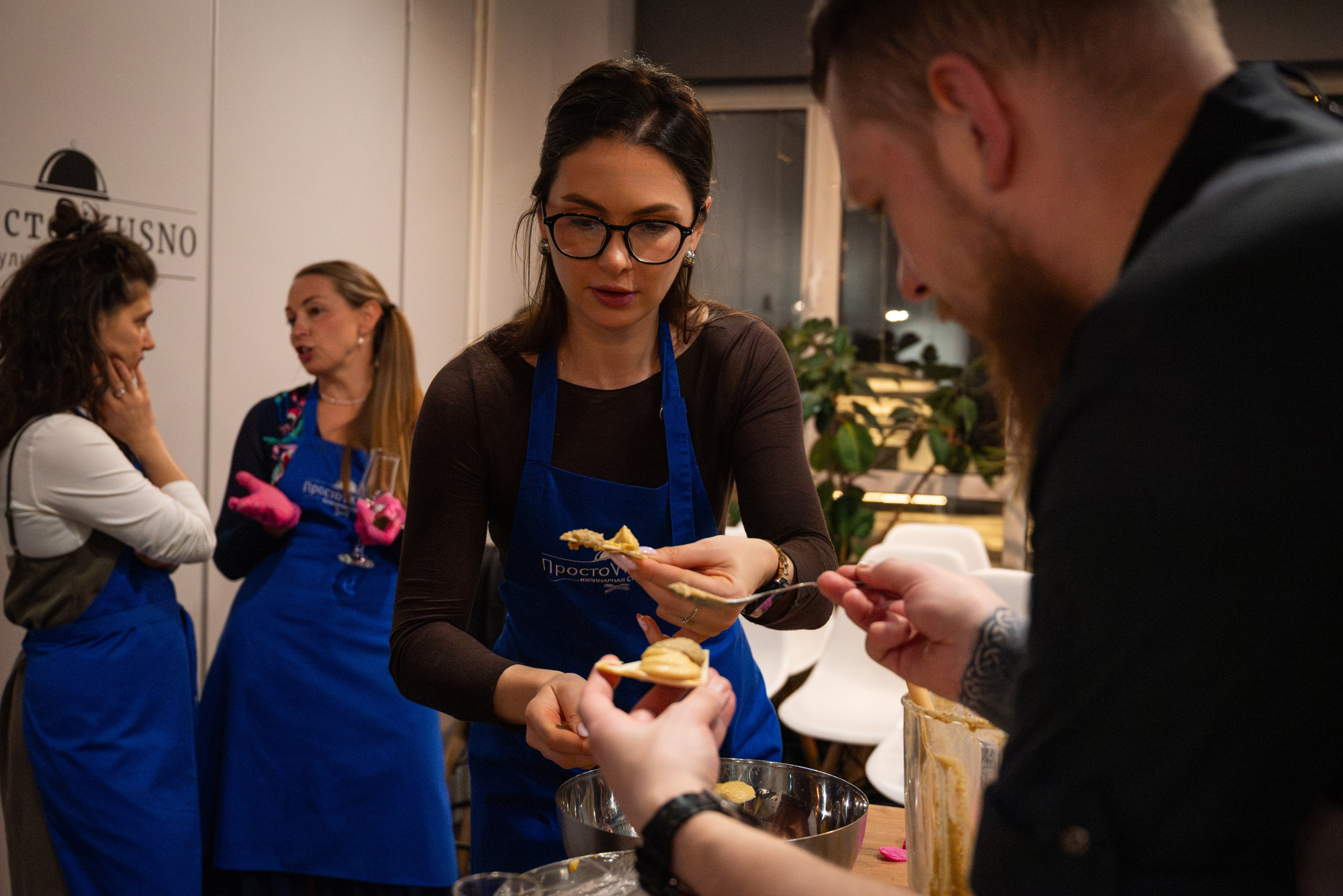 Кулинарный мастер класс. Фотограф мероприятий в Москве