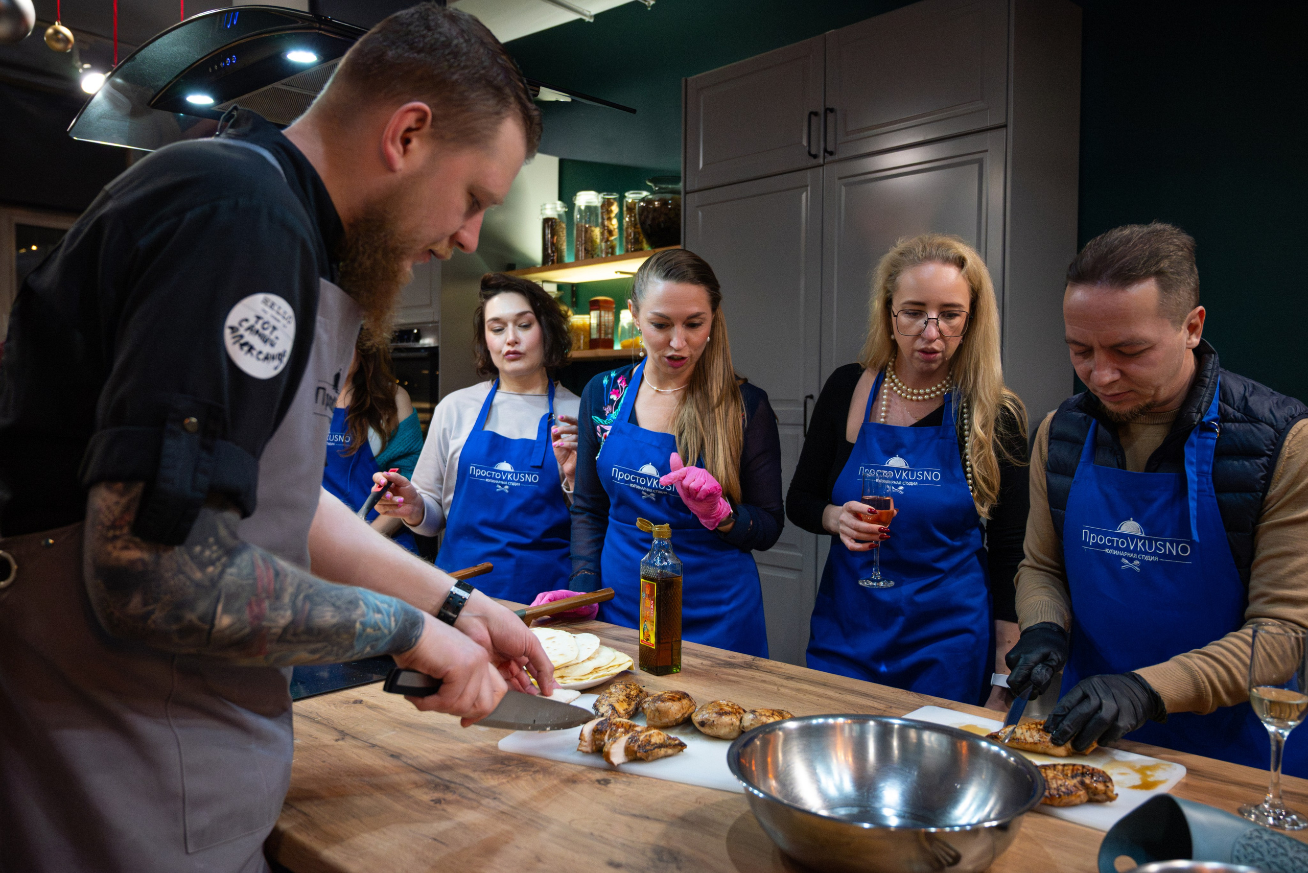 Кулинарный мастер класс. Фотограф мероприятий в Москве