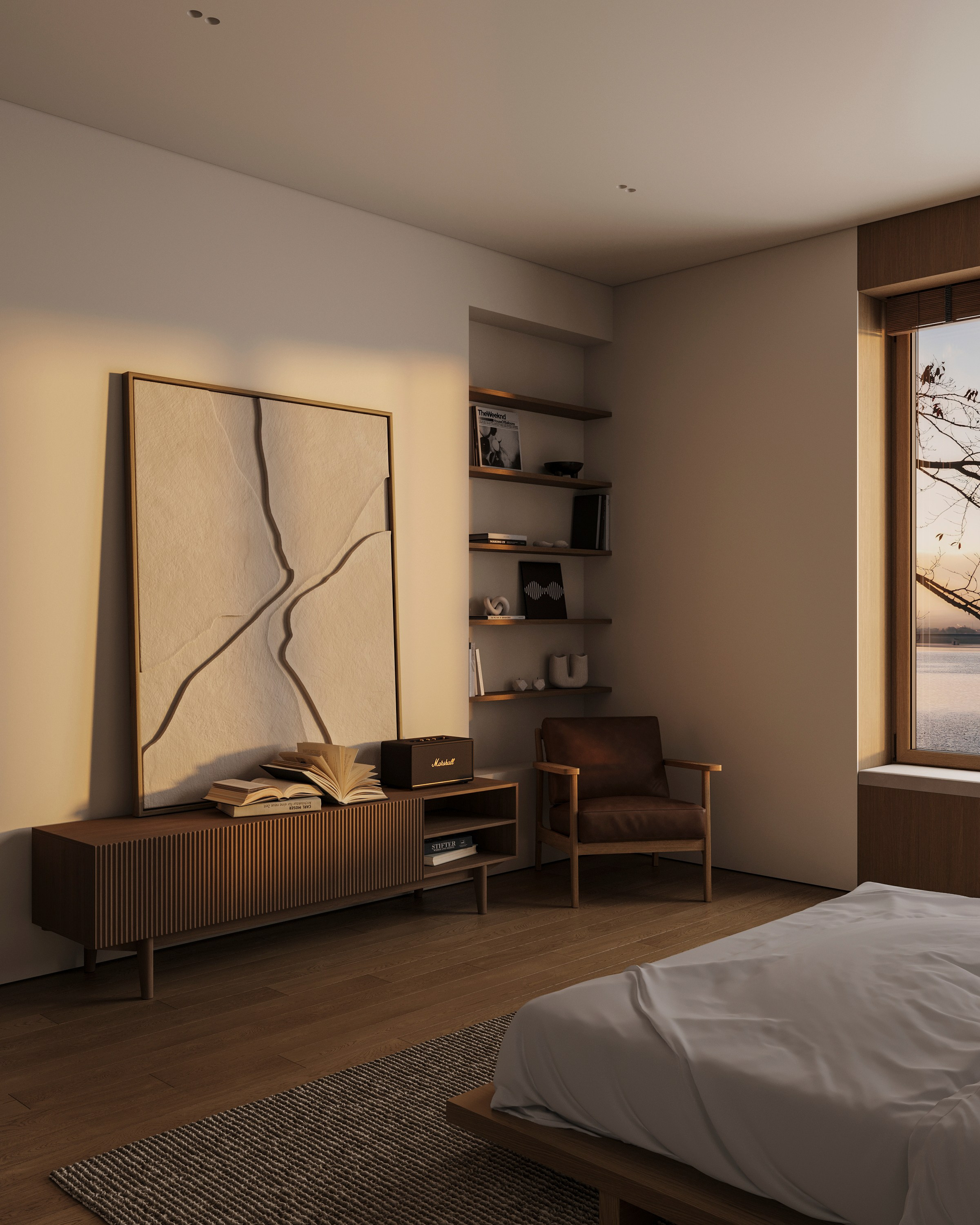 JAPANDI HAVEN | CONCEPTUAL PROJECT. Interior Visualization by Valerie Stetyukevich