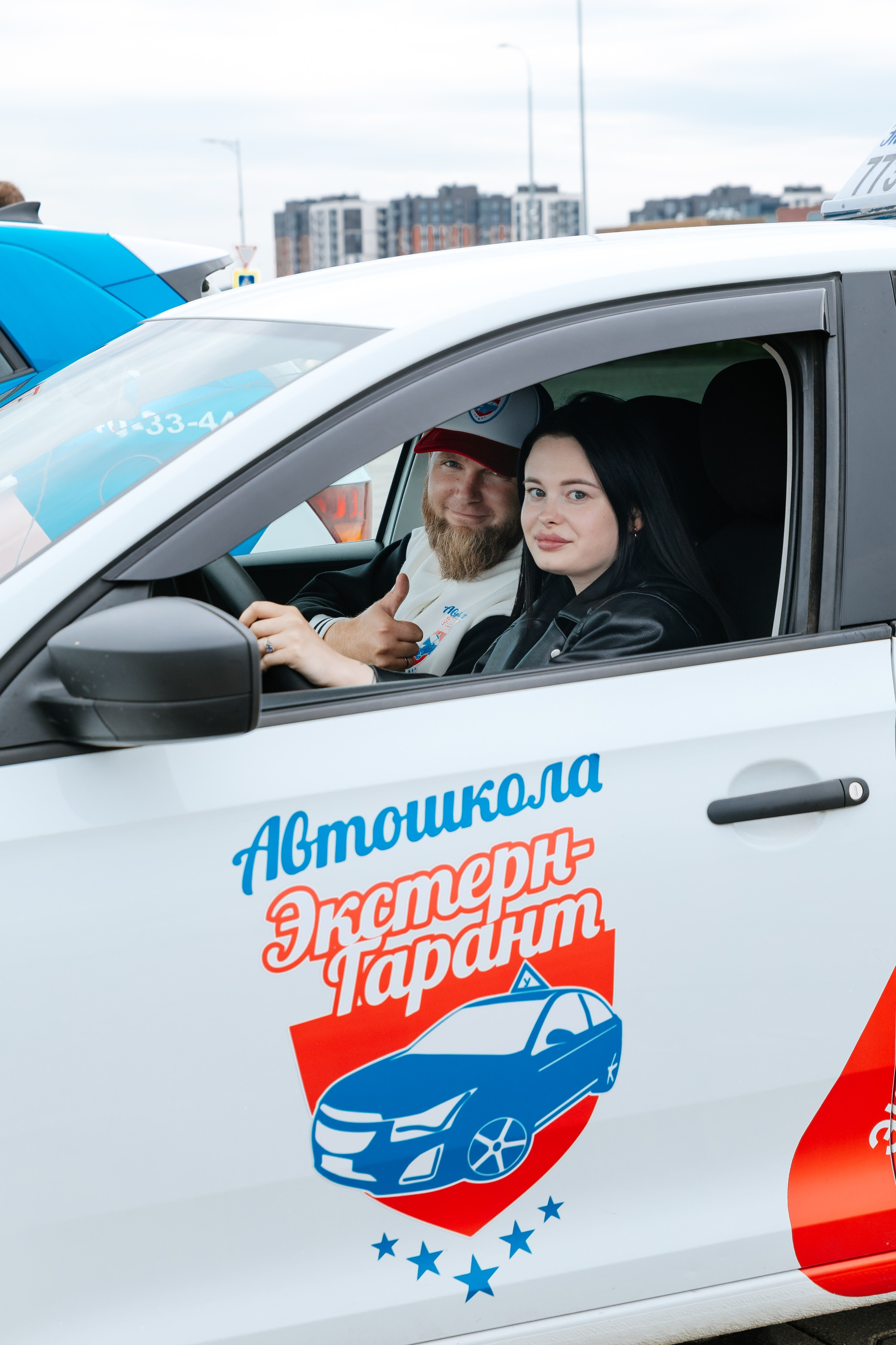 Extern-Garant Driving School. Content shooting. KRIS KRUPINNIKOVA