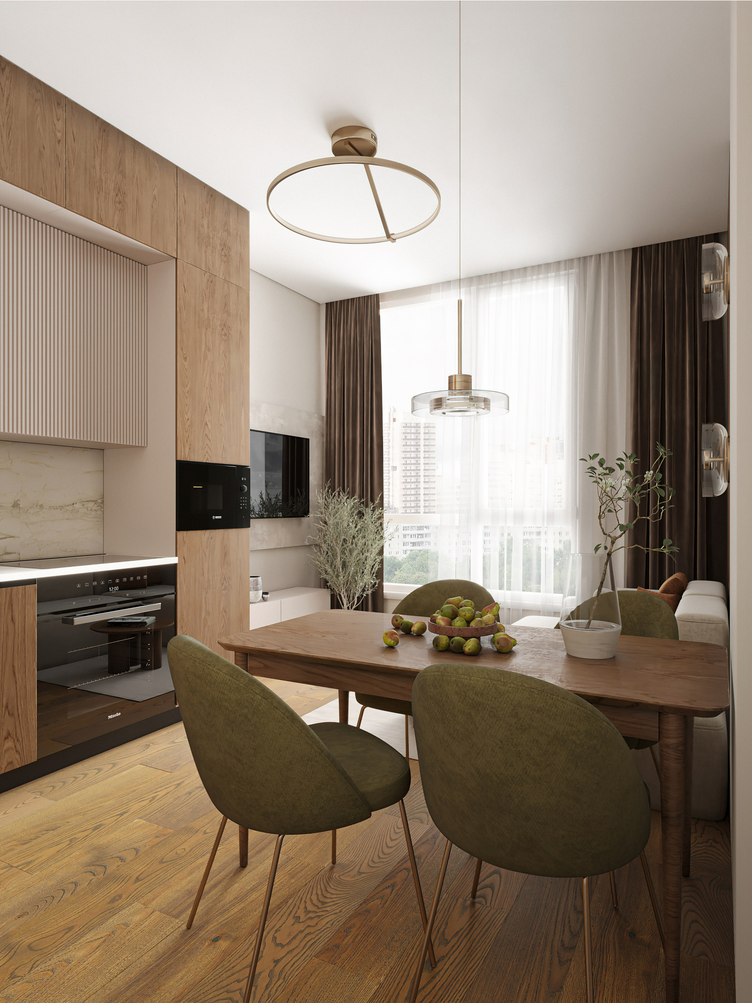 Квартира 44 кв. м. Юлия Григорьева — 3D визуализатор