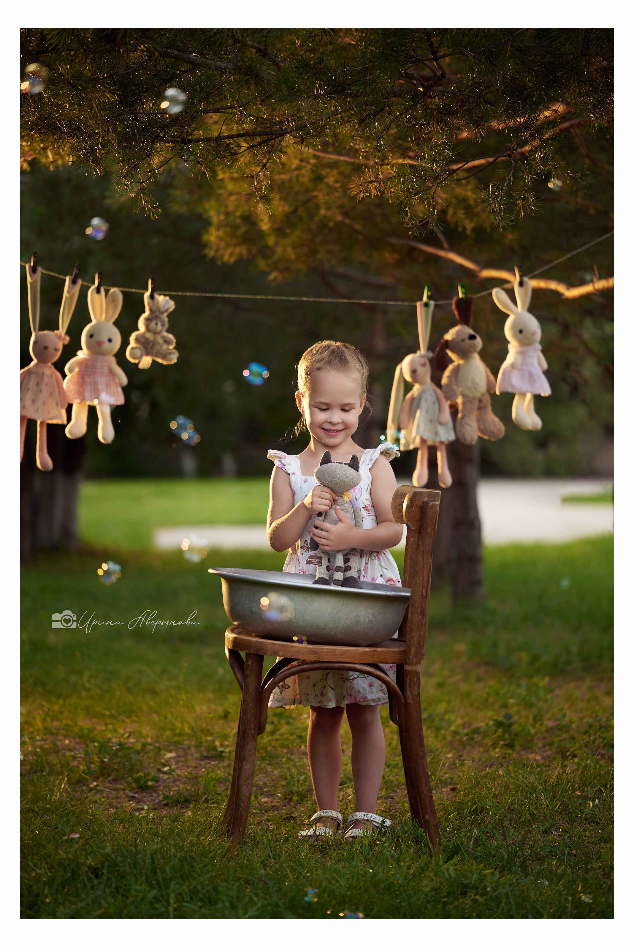 Детская фотосессия Стирка игрушек. Фотограф в Ульяновске Ирина Аверьянова