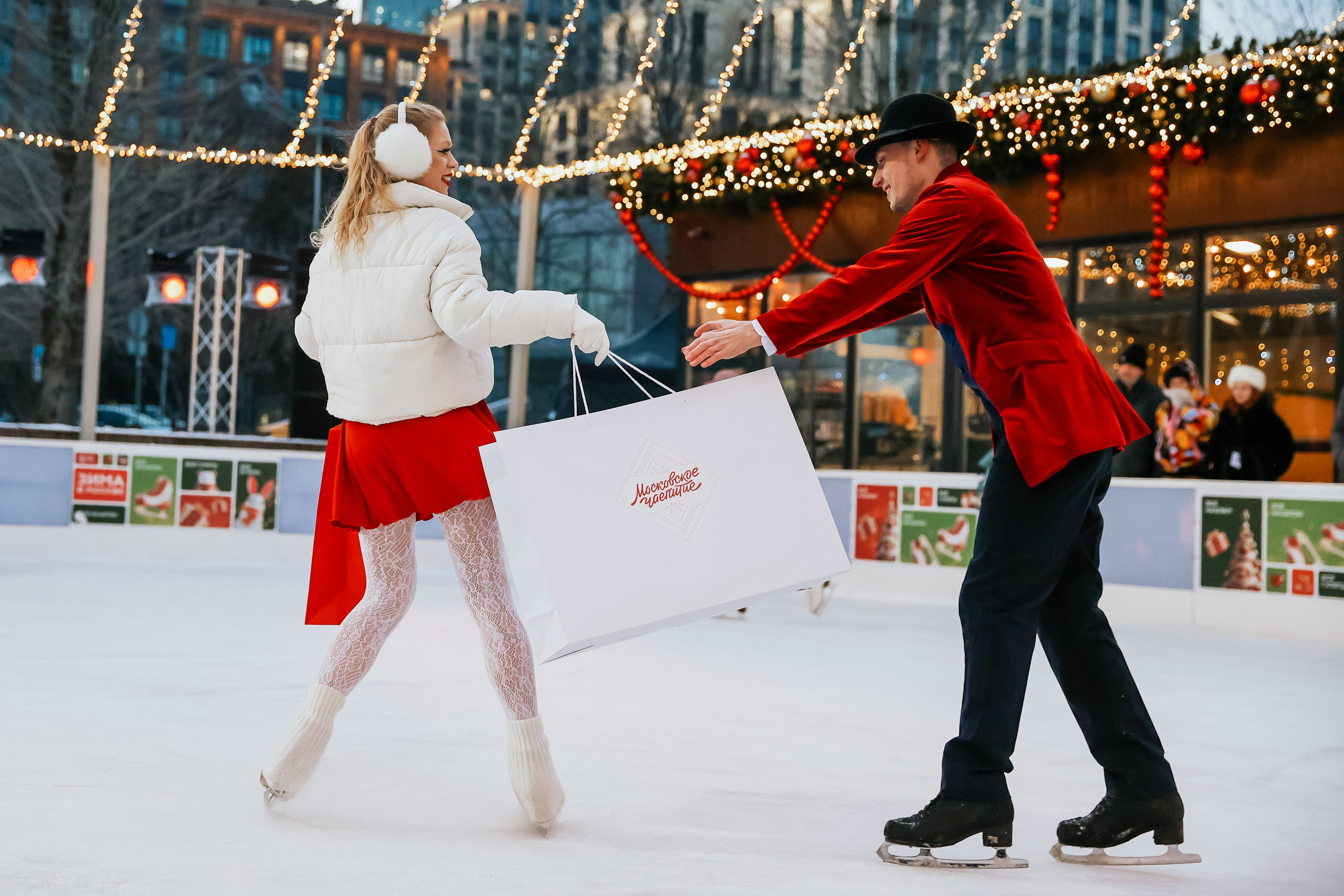 Ледовое шоу Сити каток Московское Чаепитие. Фотограф и видеограф Анна Домашенко