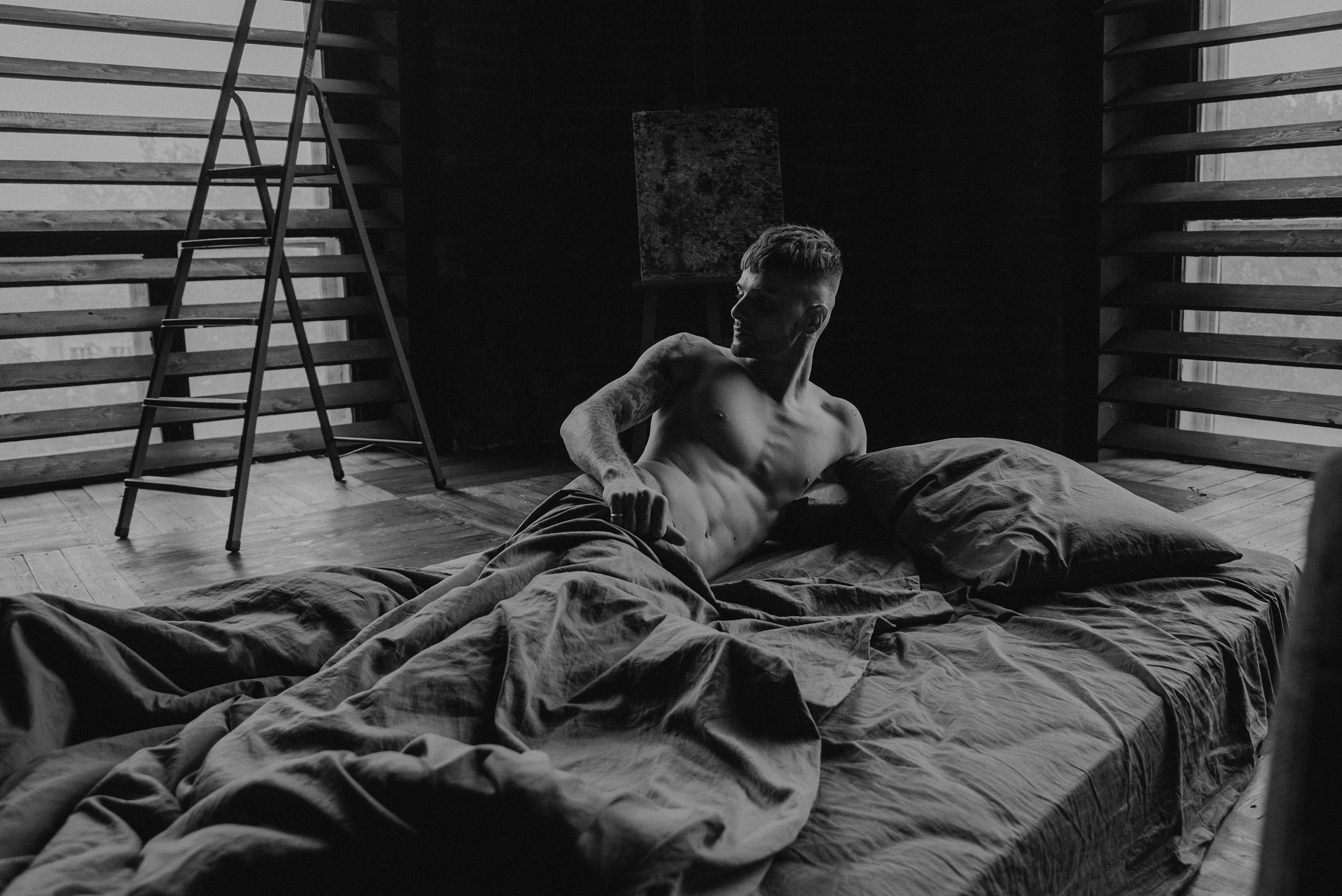 Мужская фотосессия в фотостудии. Свадебный и индивидуальный фотограф Никита Роут | Москва