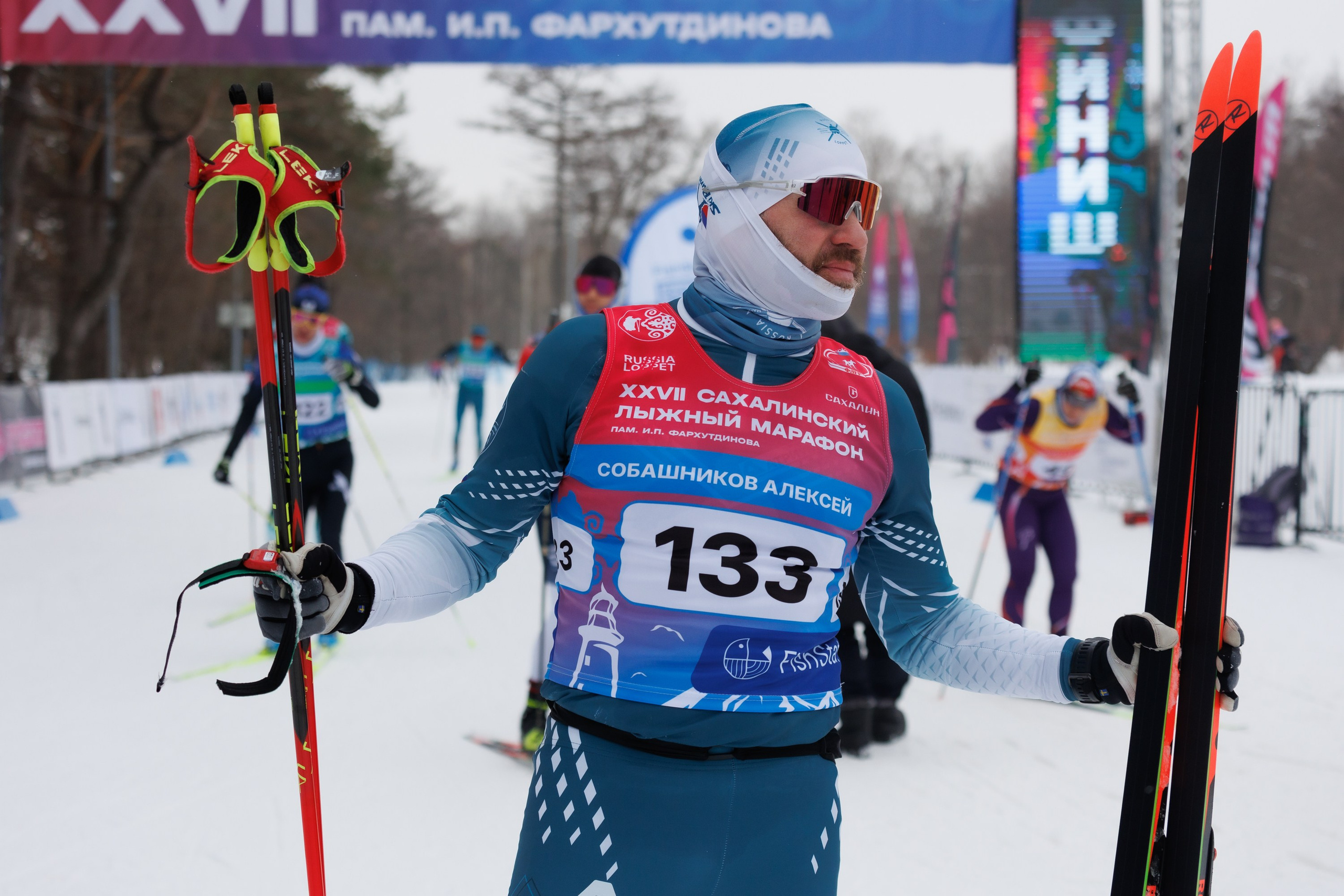 XXVII Сахалинский лыжный марафон. Фотограф Анастасия Зубкова