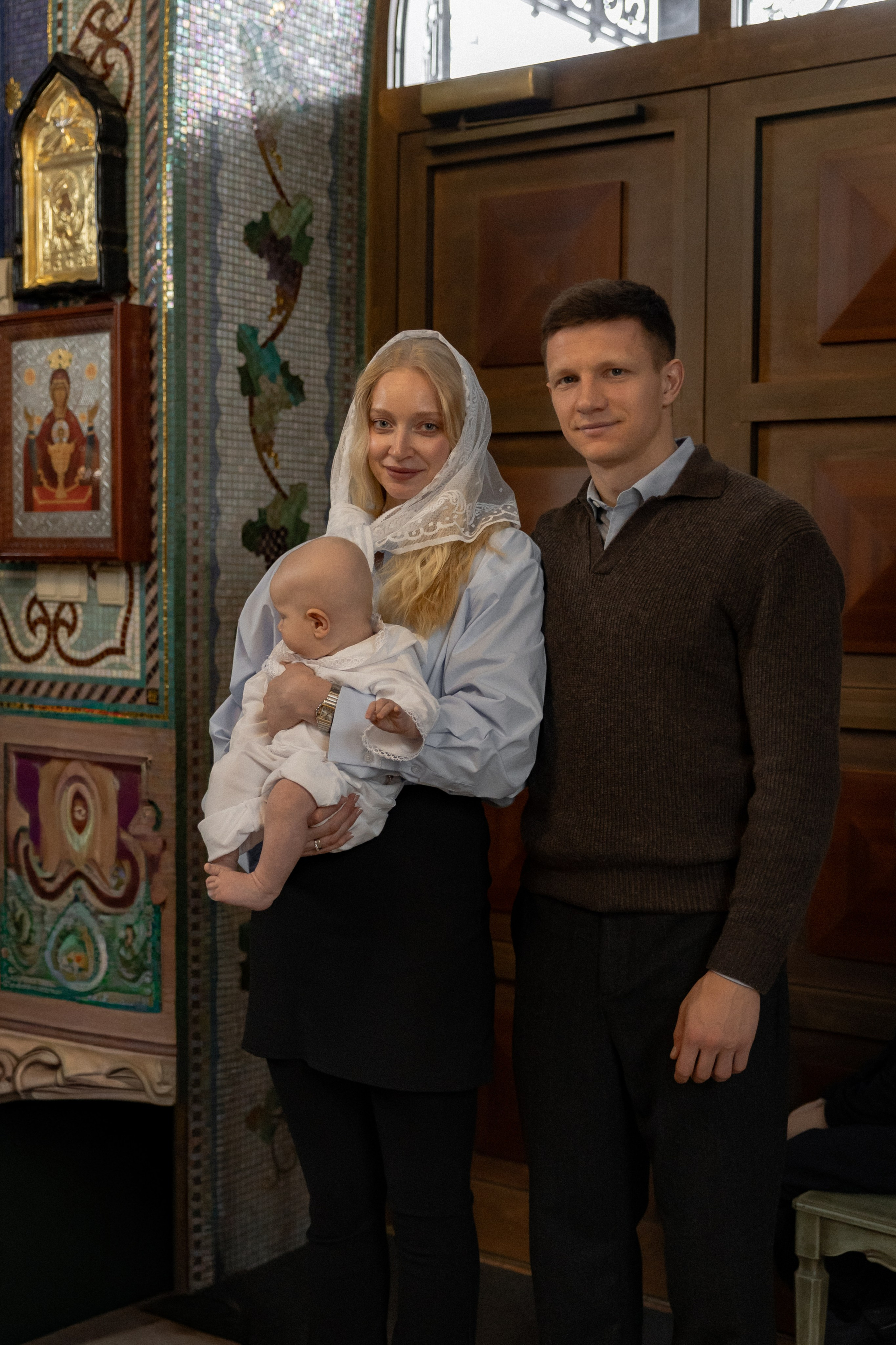 Крещение Ивана в часовне Серафима Саровского