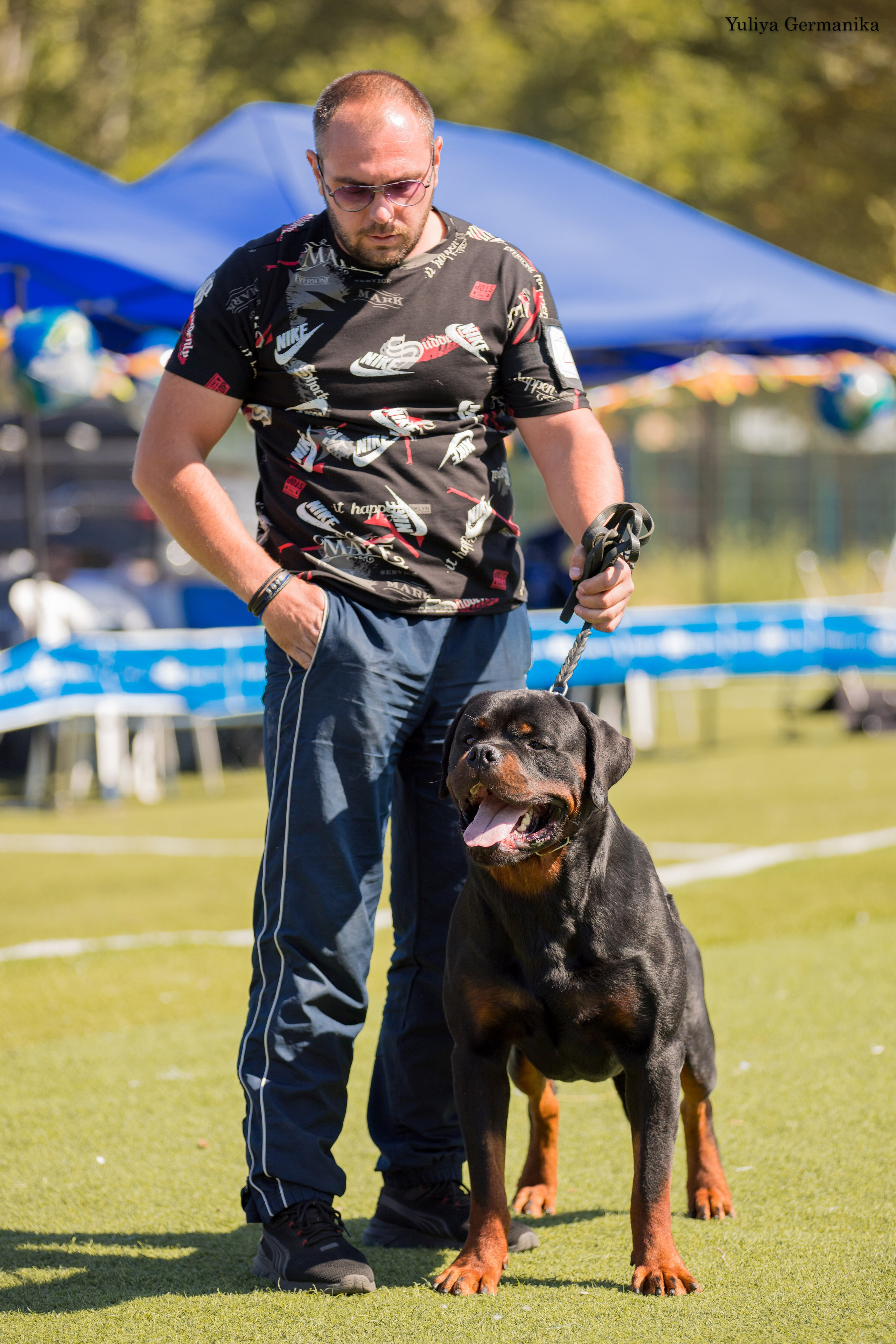 Анапа 16-17.09.2023 моно ротвейлеров. Фотограф-анималист Юлия Германика
