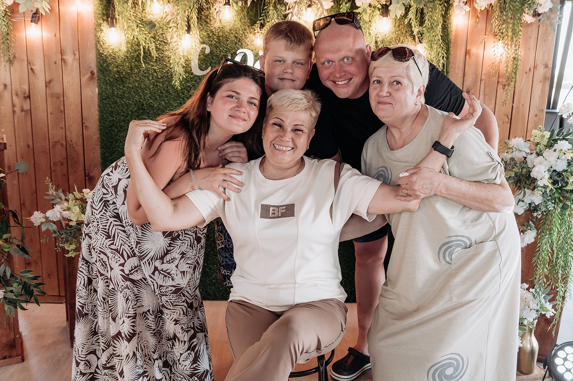 Юбилей Ирины в семейном кругу. Свадебный фотограф в Дубне Алексей Фонарёв