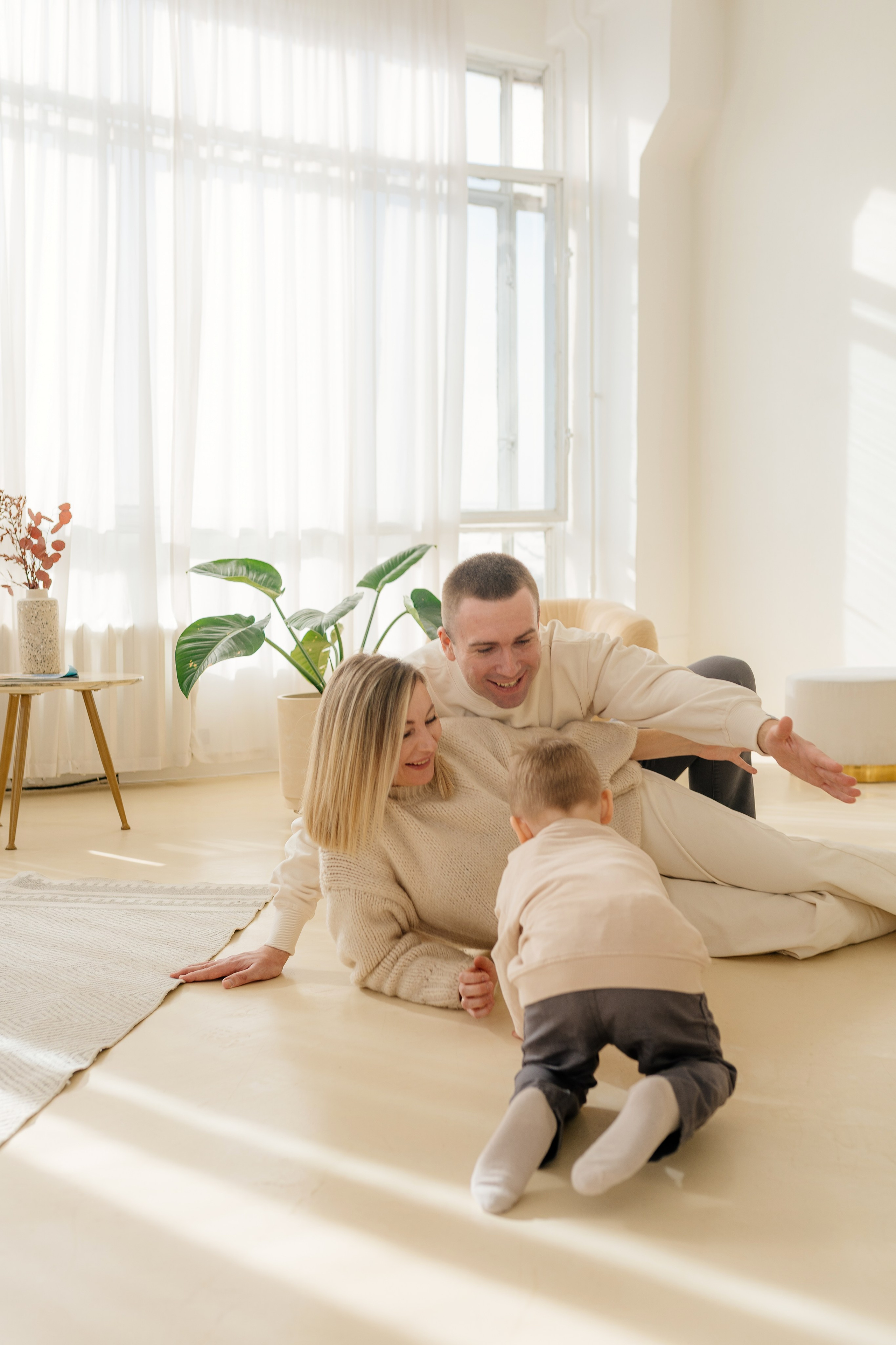 Ольга, Дмитрий и Ваня. Свадебный фотограф в Москве Анна Полушина