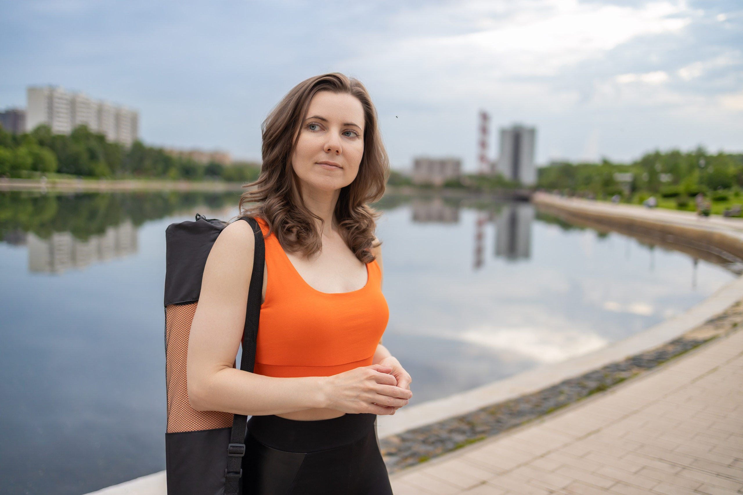 Спортивная фотосессия с хула хупом и йога, пилатес. Репортажный, семейный и студийный фотограф в Москве Демин Алексей