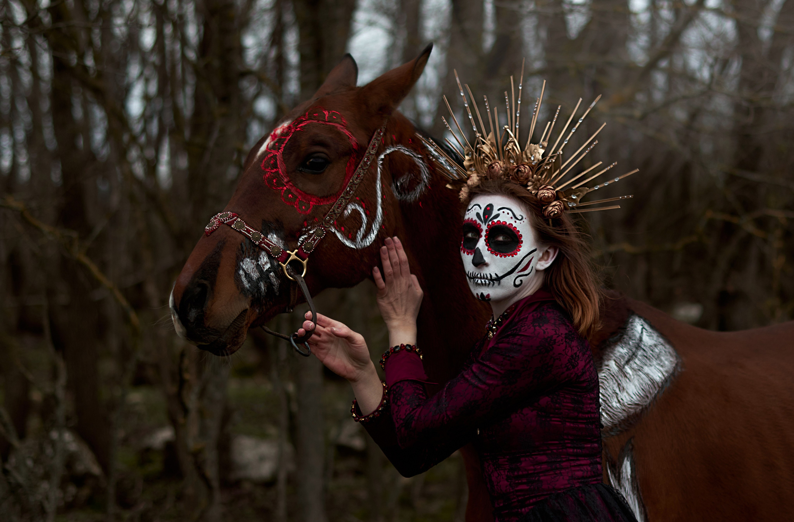 Фотосессия в стиле праздника El Día de Muertos. Фотограф в Севастополе