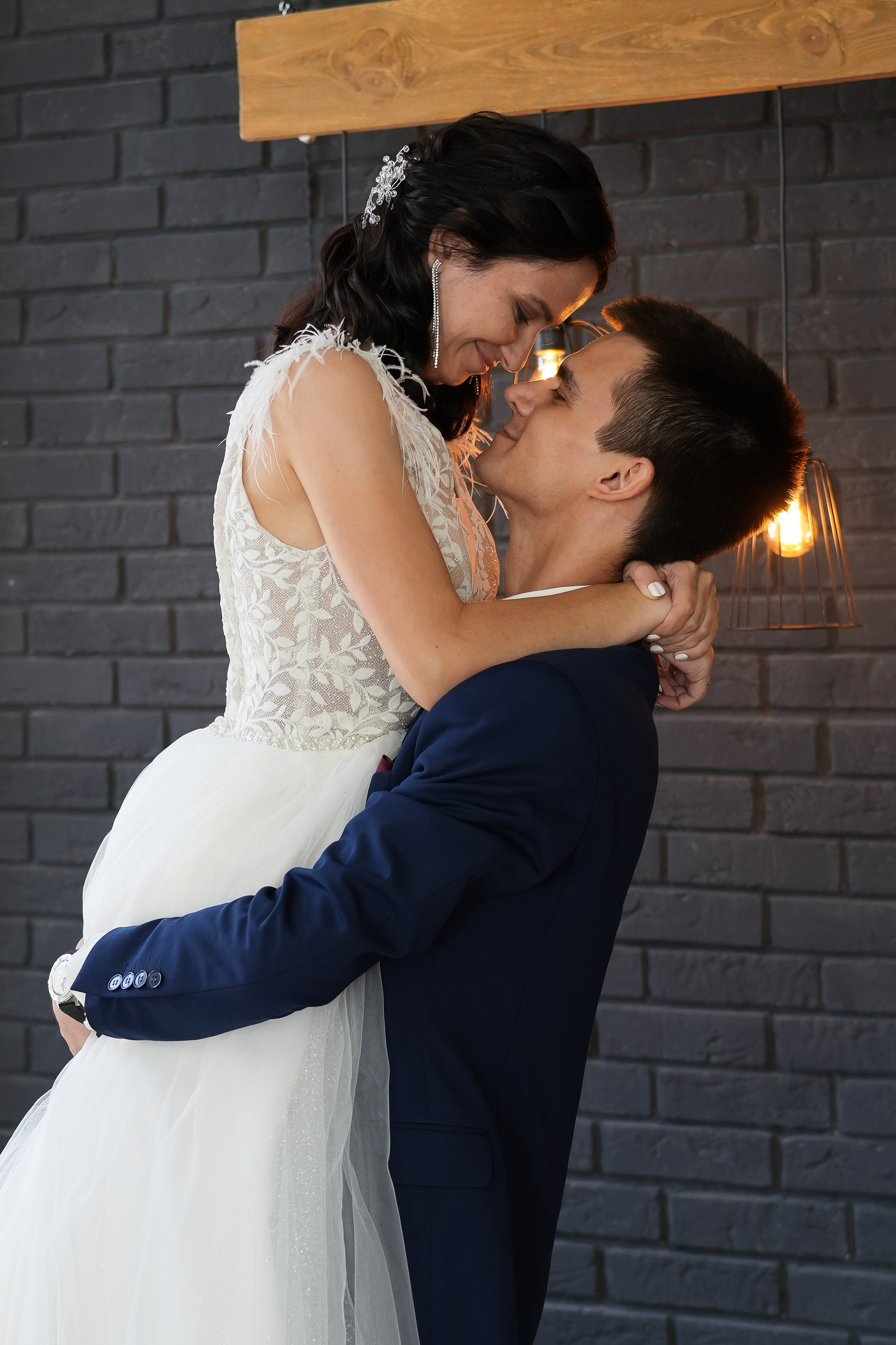 Свадебная фотосессия в интерьерной студии. Семейный фотограф Владимир Просвиркин. г. Самара