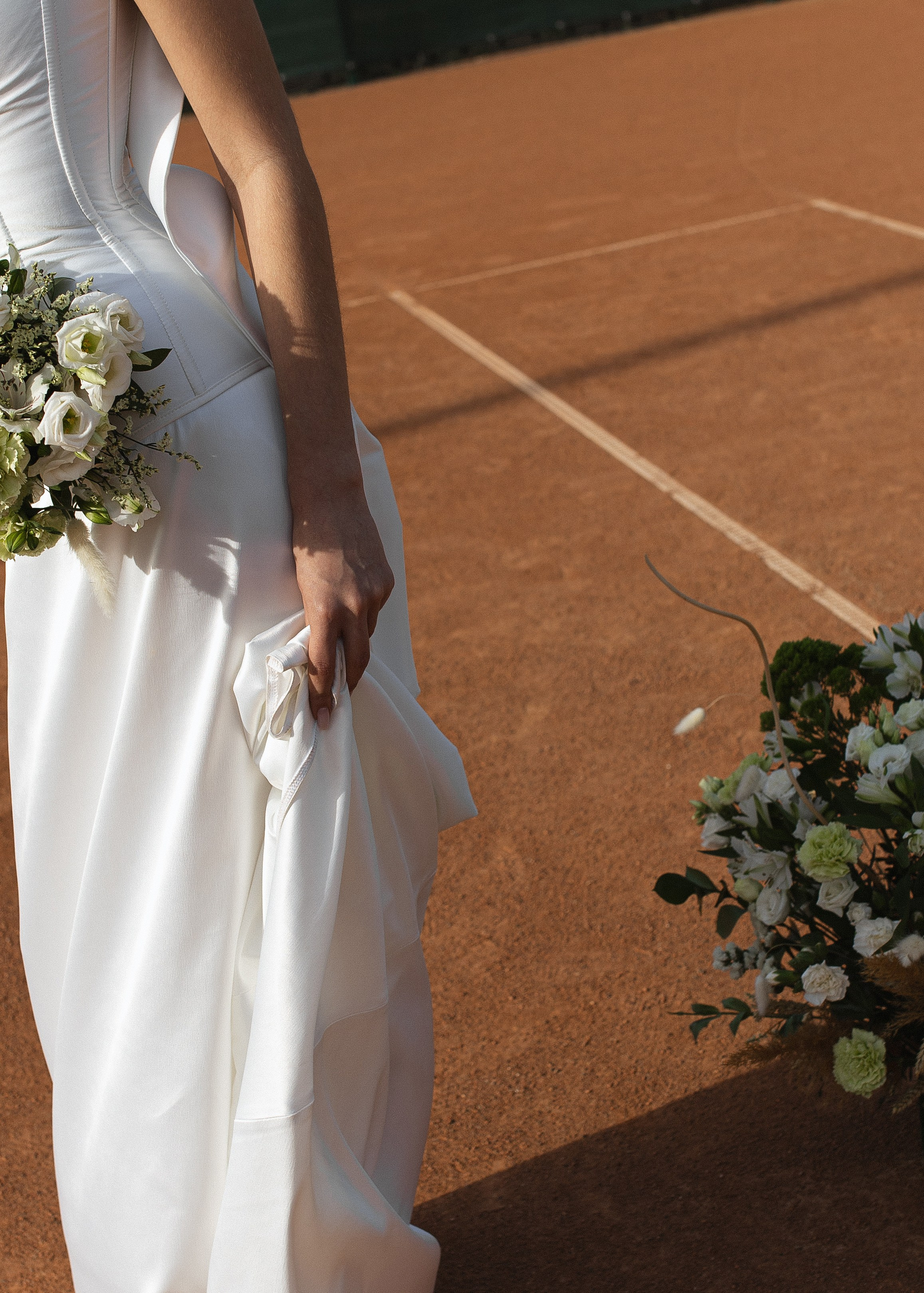 Утро невесты на теннисном корте. Фотограф Вышний Волочек/Тверь/Москва/Санкт-Петербург