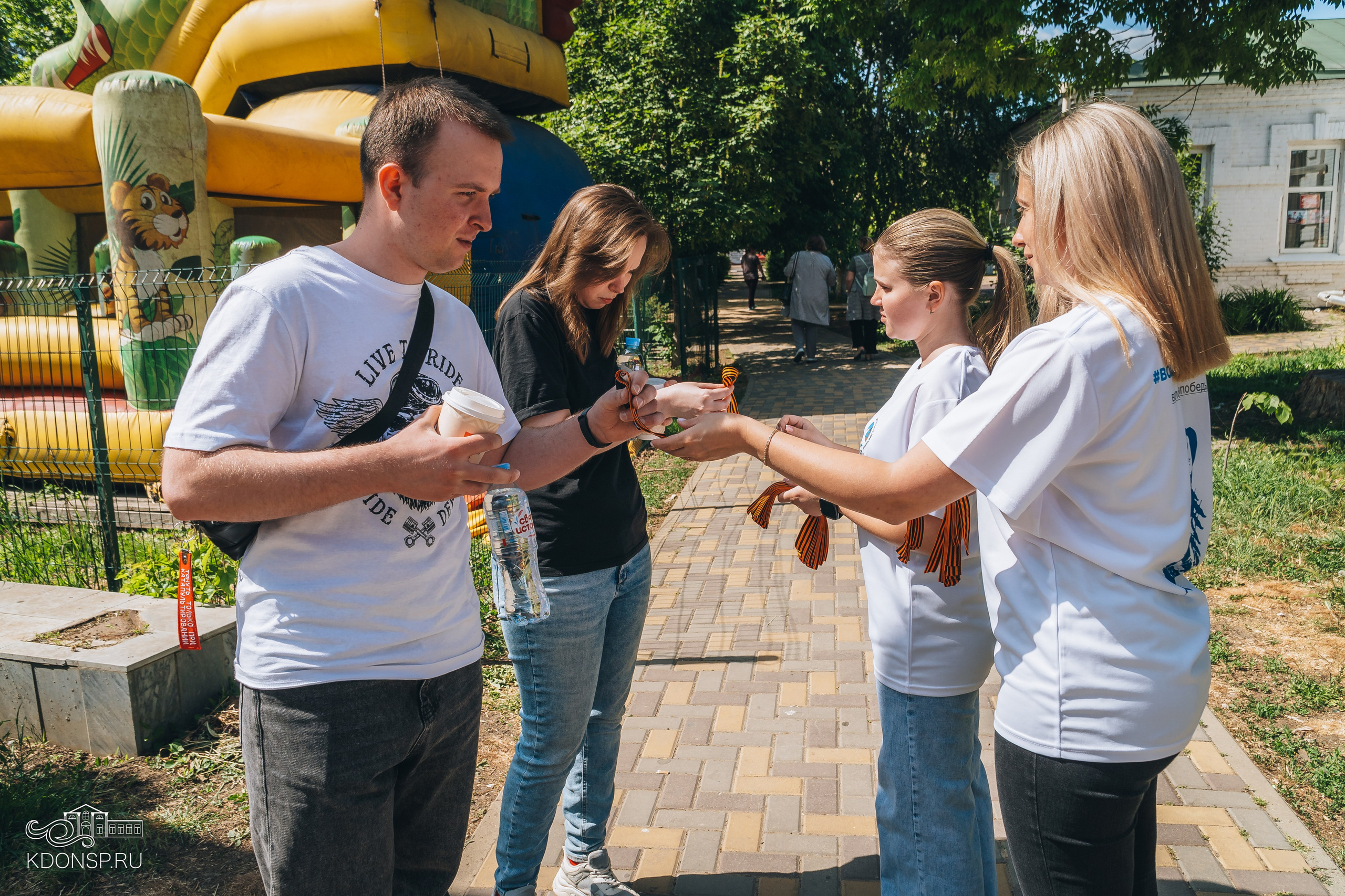 «Георгиевская ленточка». Новотитаровский Дом культуры