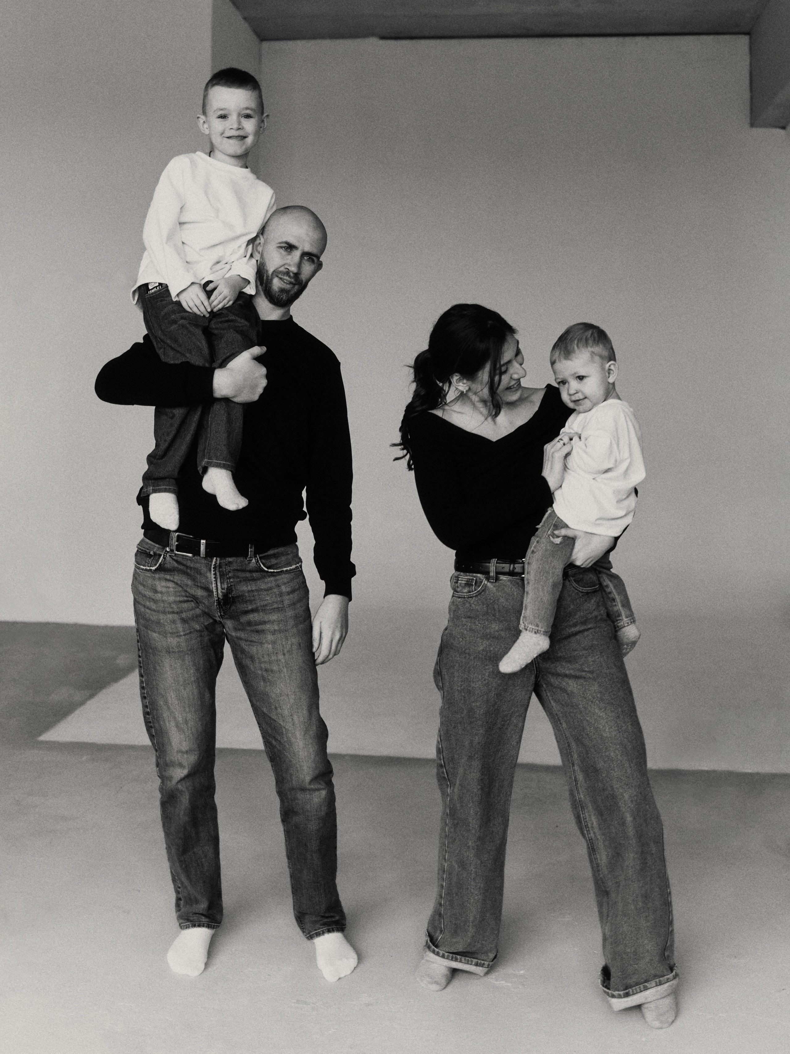 Леша, Кристина, Захар и Кирилл. Портретный фотограф в Москве Ольга Крылова