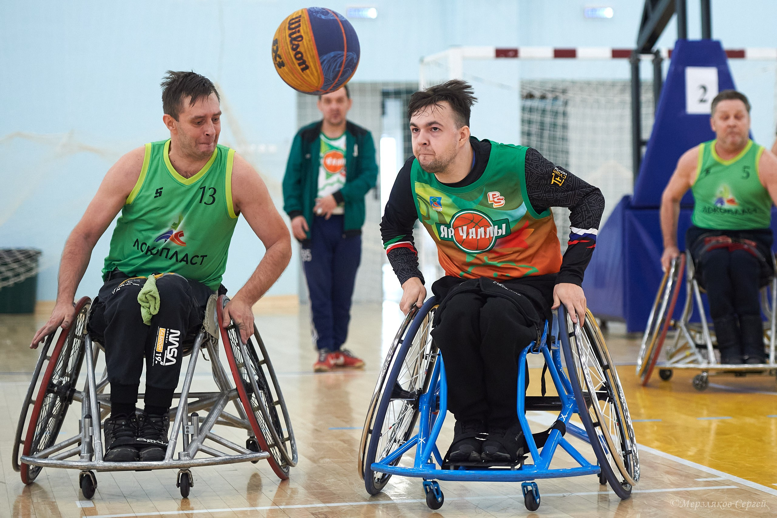X традиционный Рождественский турнир по баскетболу на колясках. Ижевск. Спортивный репортажный фотограф в Ижевске Сергей Мерзляков