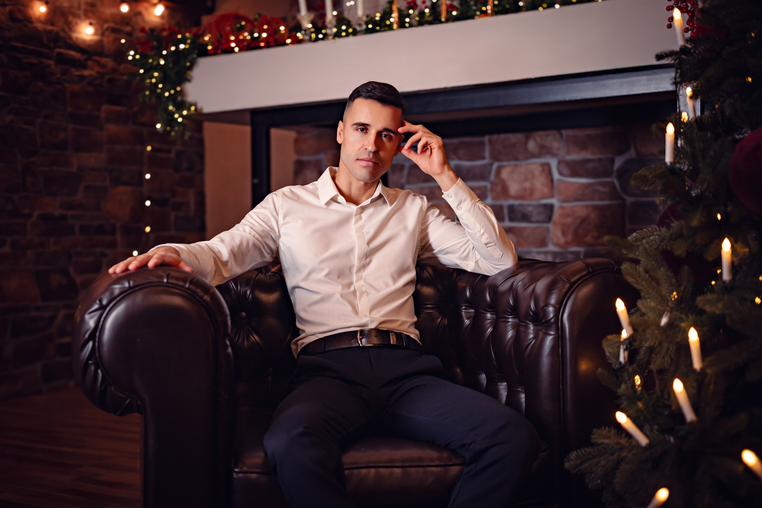 Love story новогодняя фотосессия