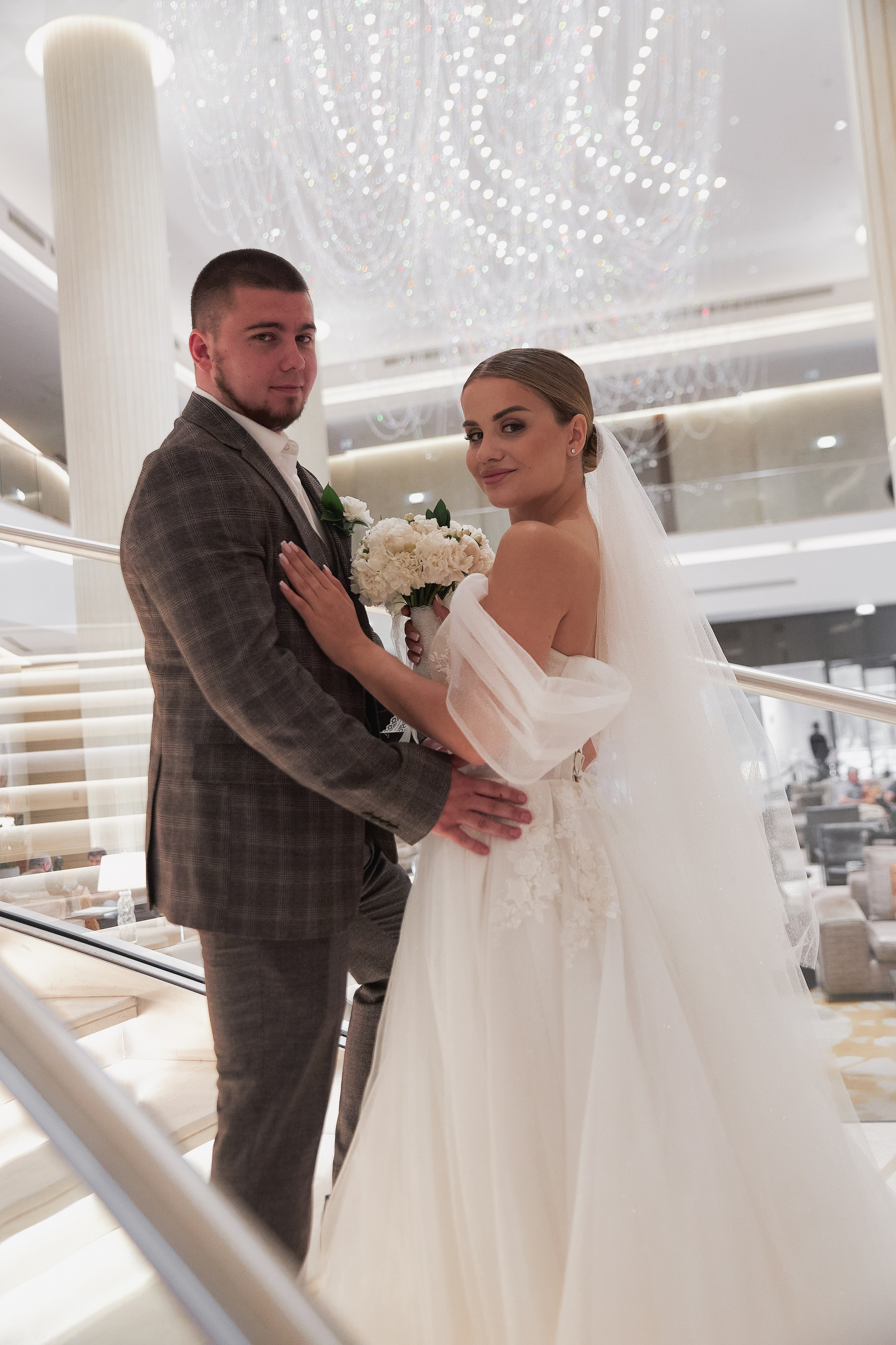 Свадебная фотосессия в Hyatt Regency Moscow