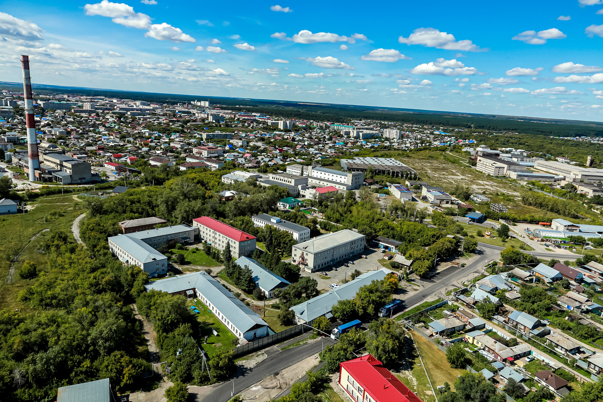 Город с высоты птичьего полёта. Фотограф Андрей Гузеев