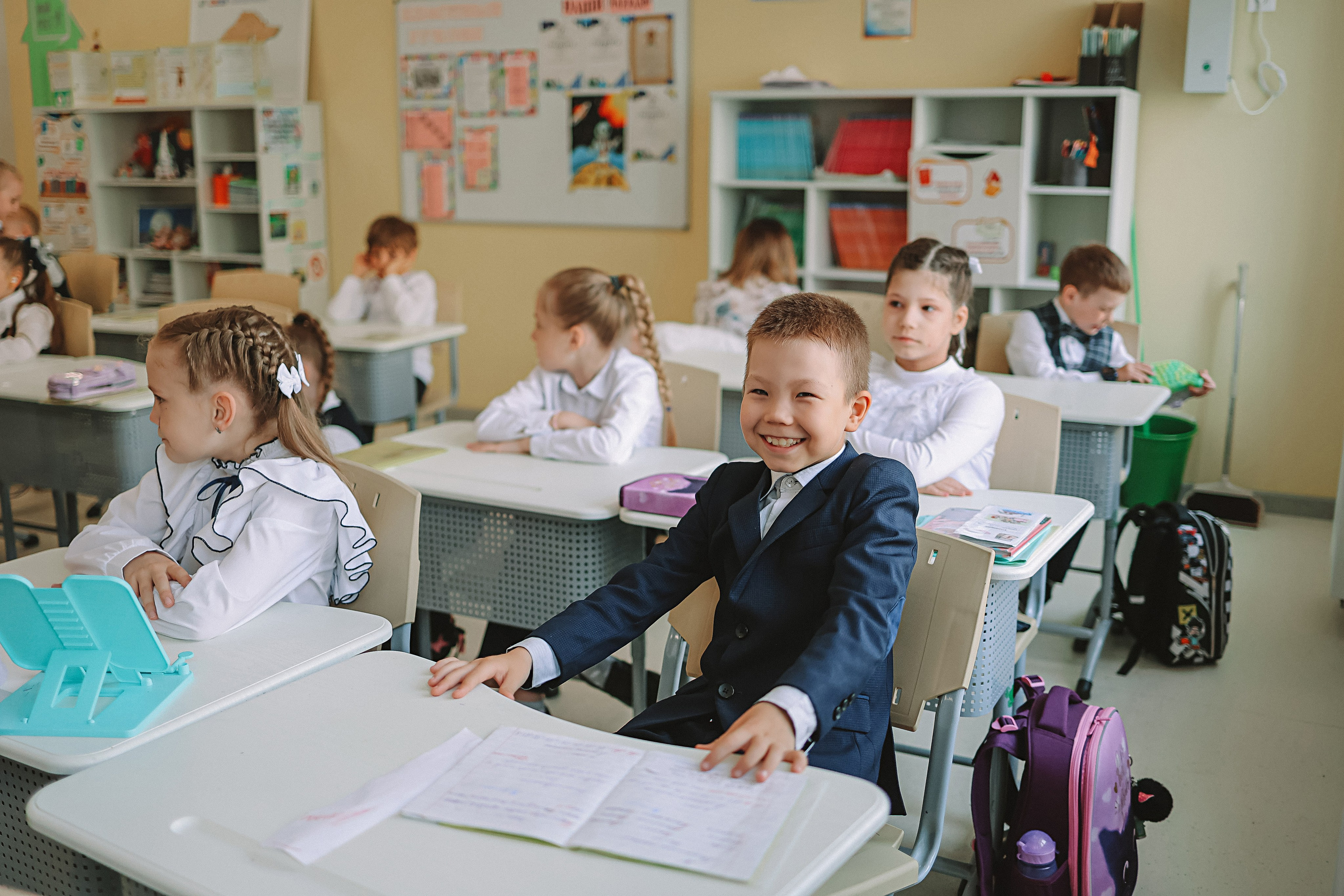 Один день в школе 1 класс. Семейный фотограф Тюмень, фотограф на роды Салмина Мария