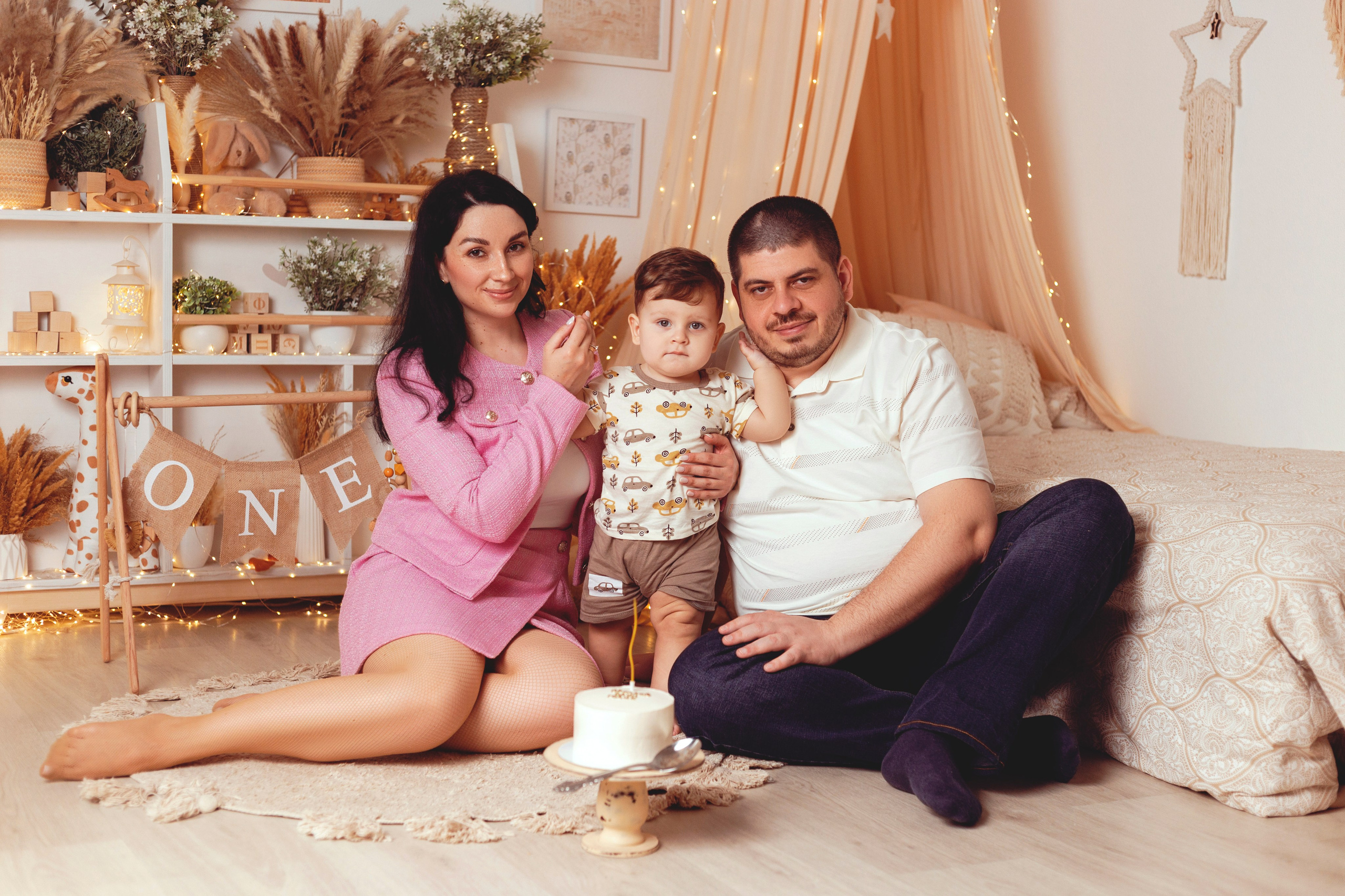 Аркадий Первый годик. Фотограф беременных и новорождённых в Краснодаре