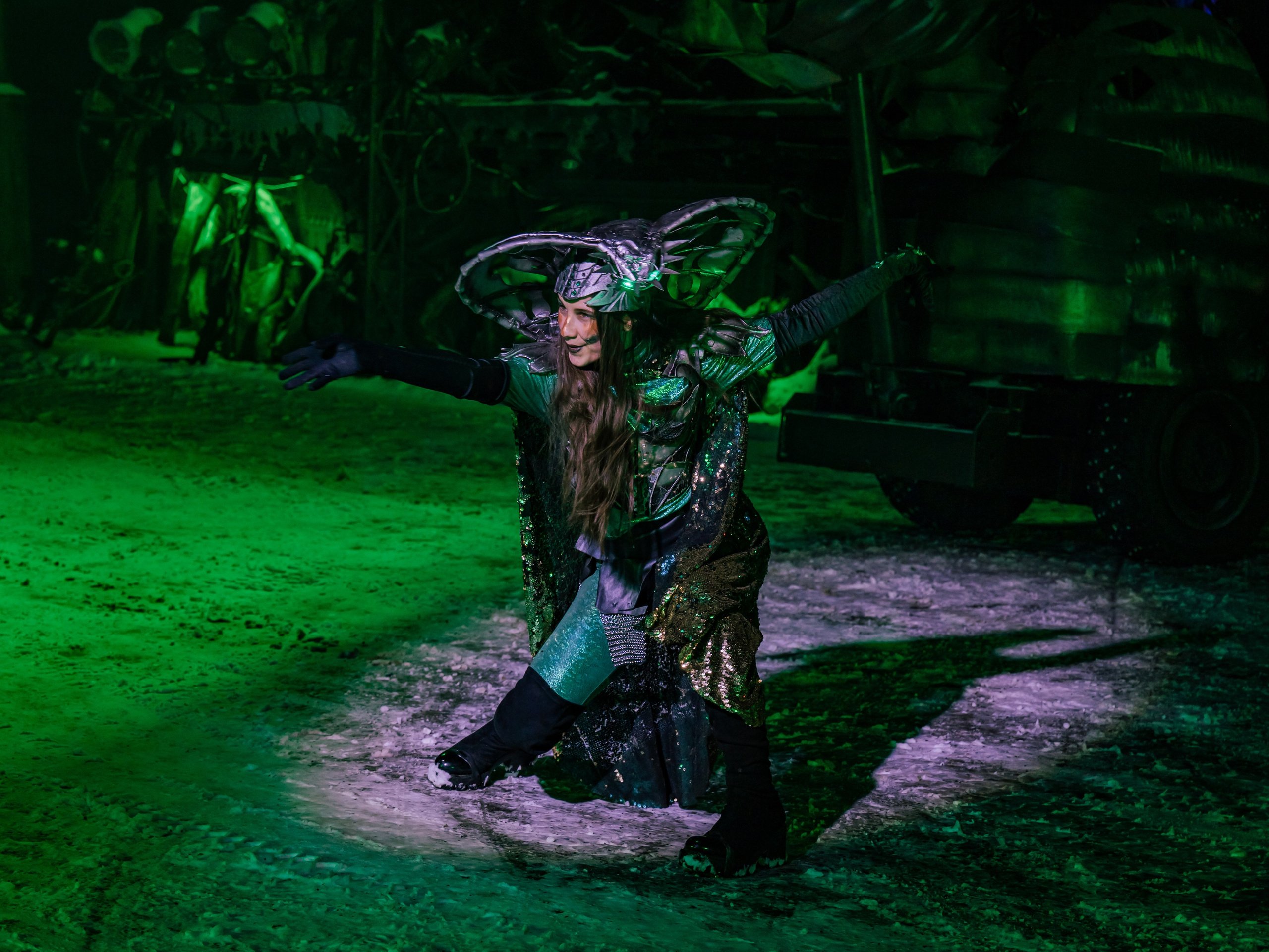 Новогодняя сказка в Байк Центре «Ночные Волки». Крамер Юлиана детский и семейный фотограф