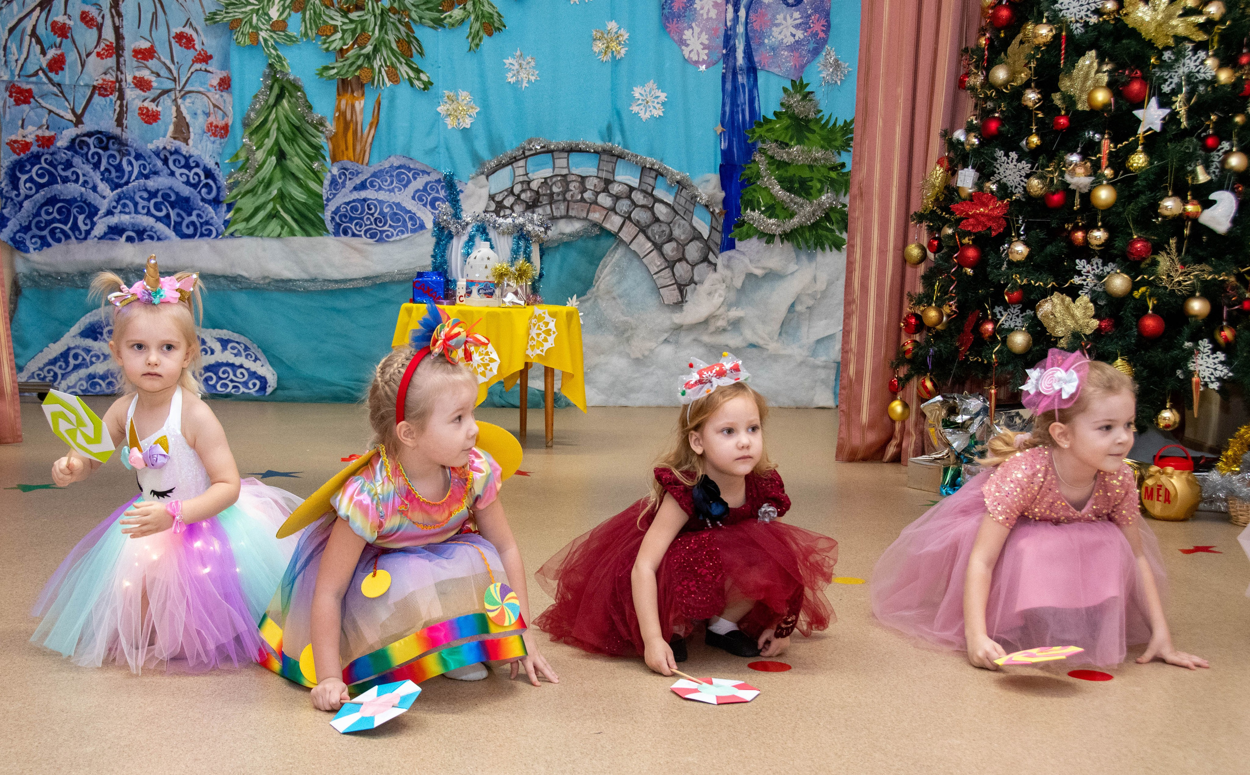 2023 Новый год. Акварель, Первомайка. Репортажный и детский фотограф в Новосибирске