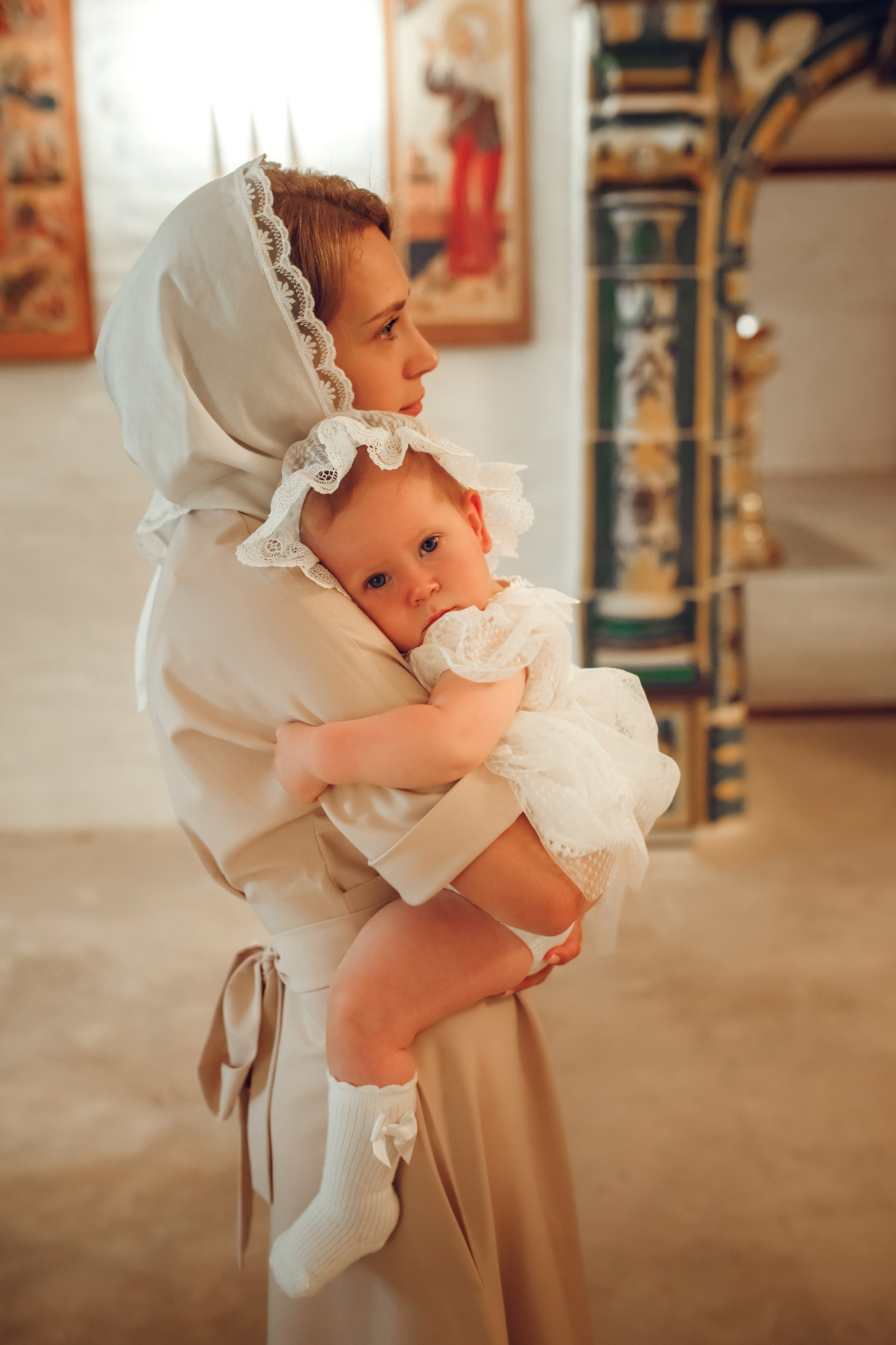 Крещение Алины. Фотограф на Крещение, семейный фотограф в Москве