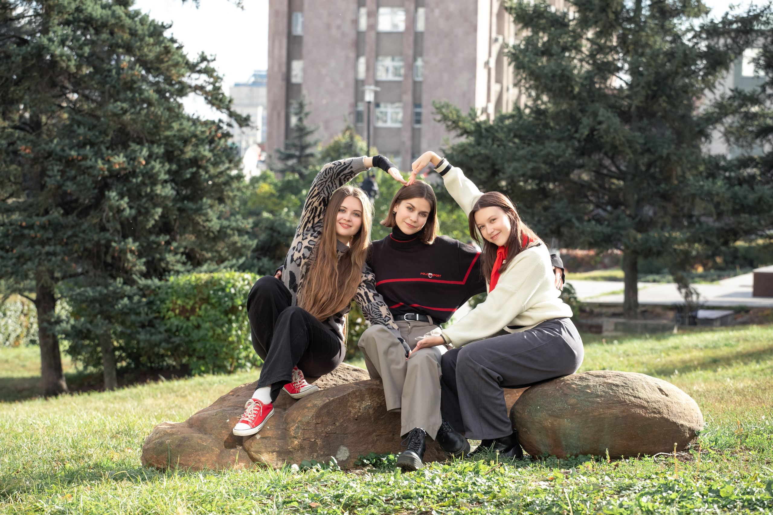 Фотосессия школьников в парке. Выпускные альбомы Евгении Виноградовой г. Липецк