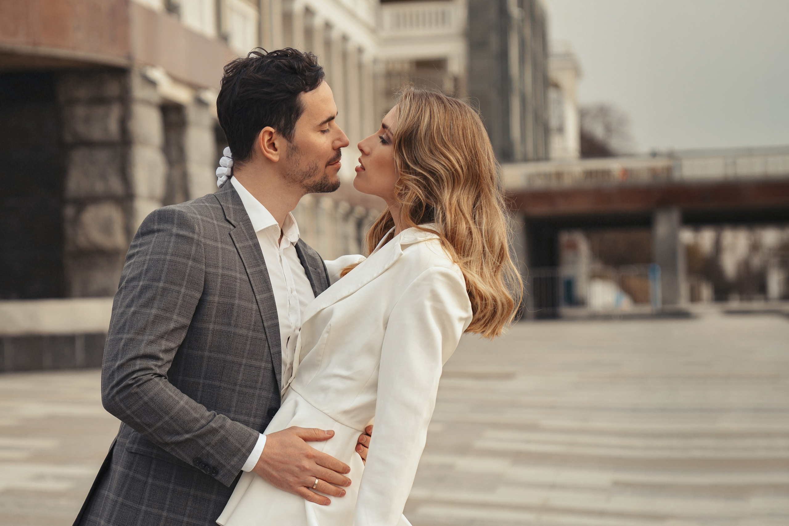 Свадебная прогулка на речном вокзале. Семейный фотограф в Москве Трубинова Екатерина