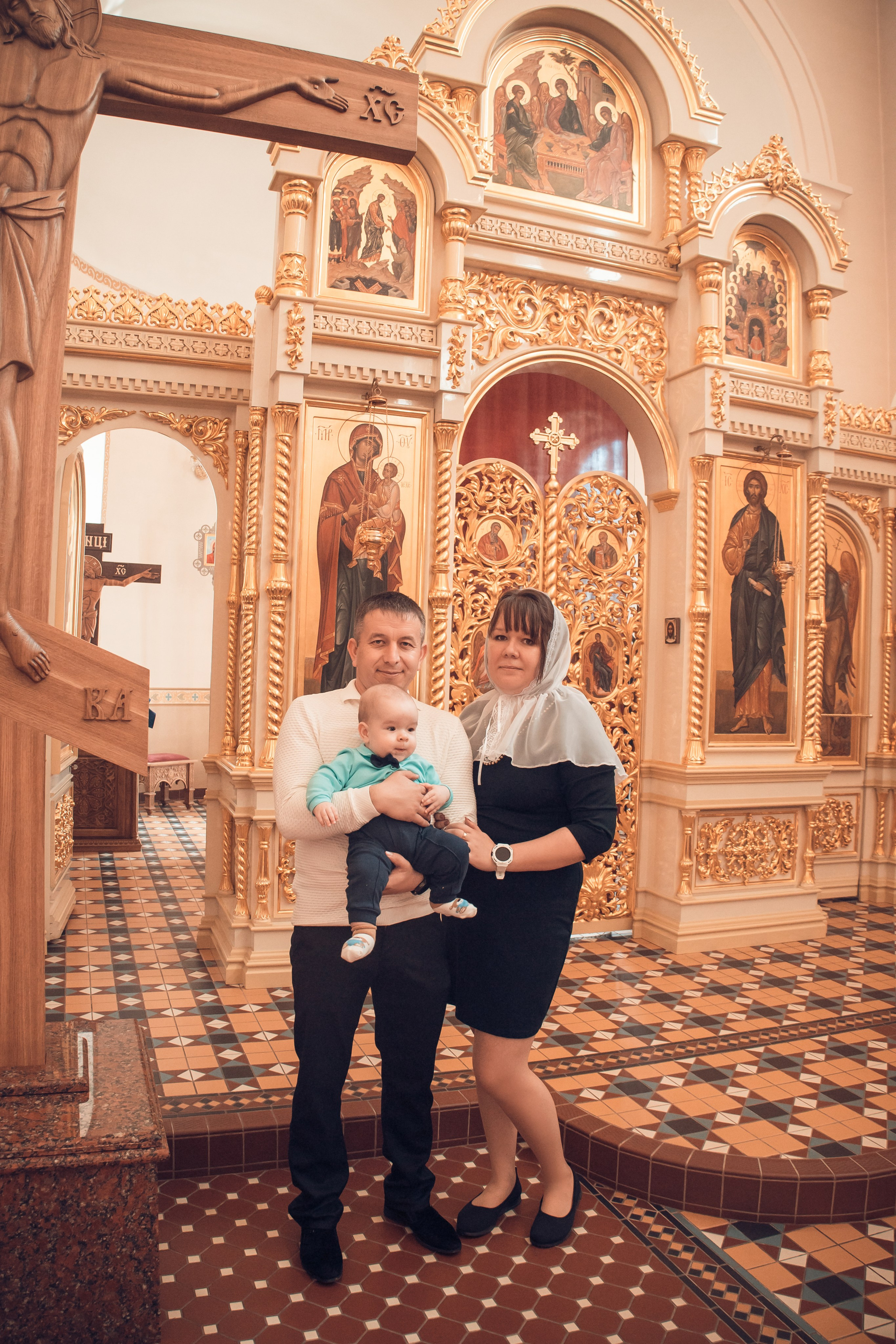 Таинство Крещения Егора. Храм иконы Божией Матери Скоропослушницы. Семейный фотограф в Рязани и Рязанской области