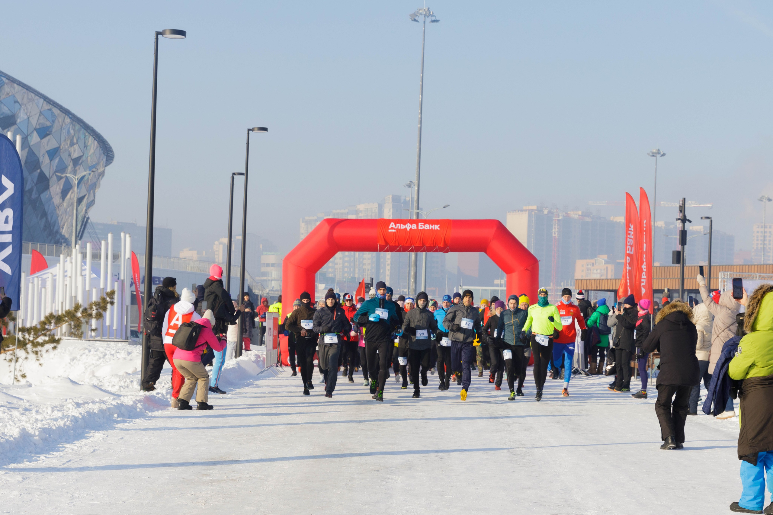 Альфа — Банк. Зимний кросс. Репортажный фотограф в Новосибирске Алена Помазунова