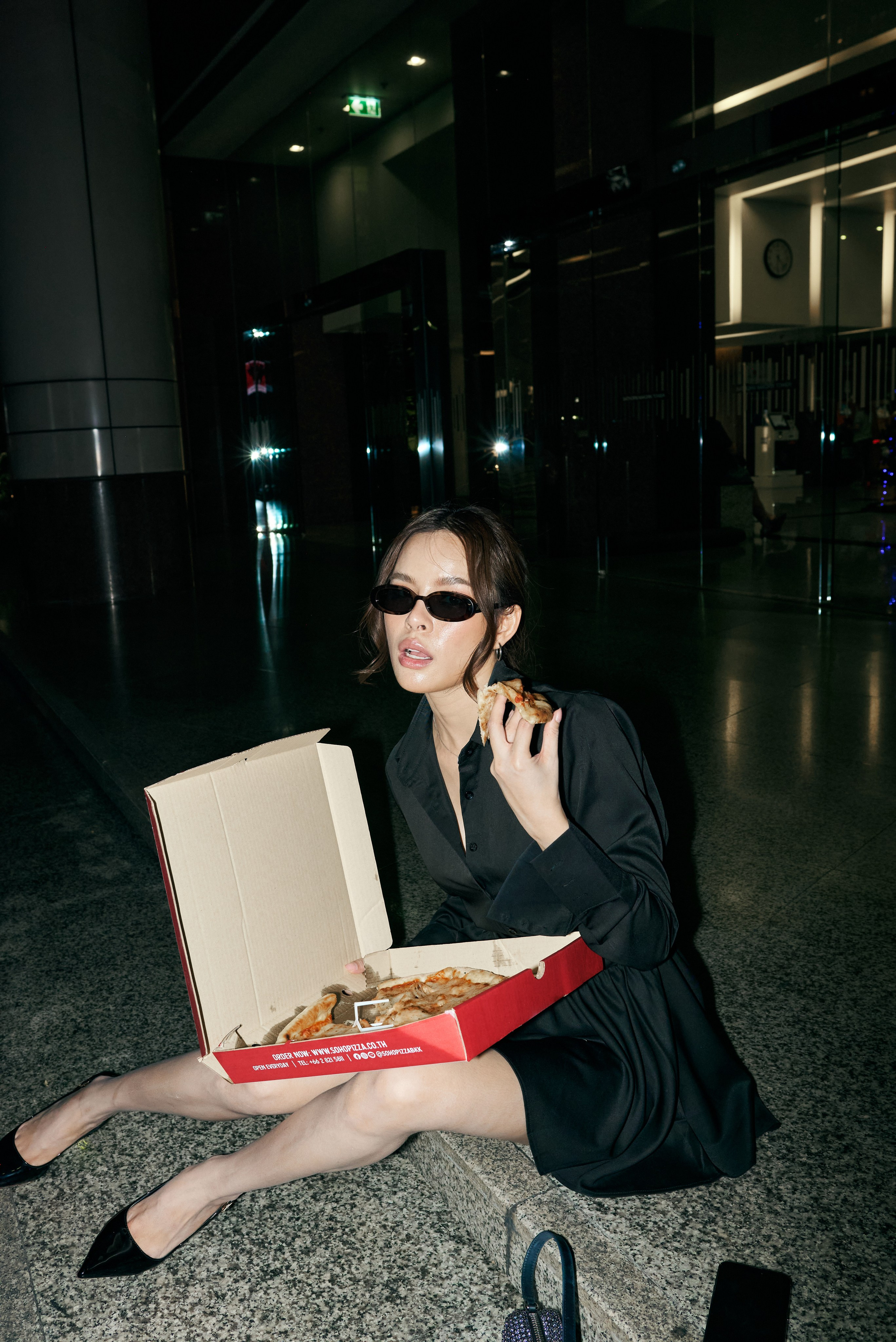 Pizza with Warunya. Photographer Bangkok — Pattaya | фотограф Бангкок — Паттайа