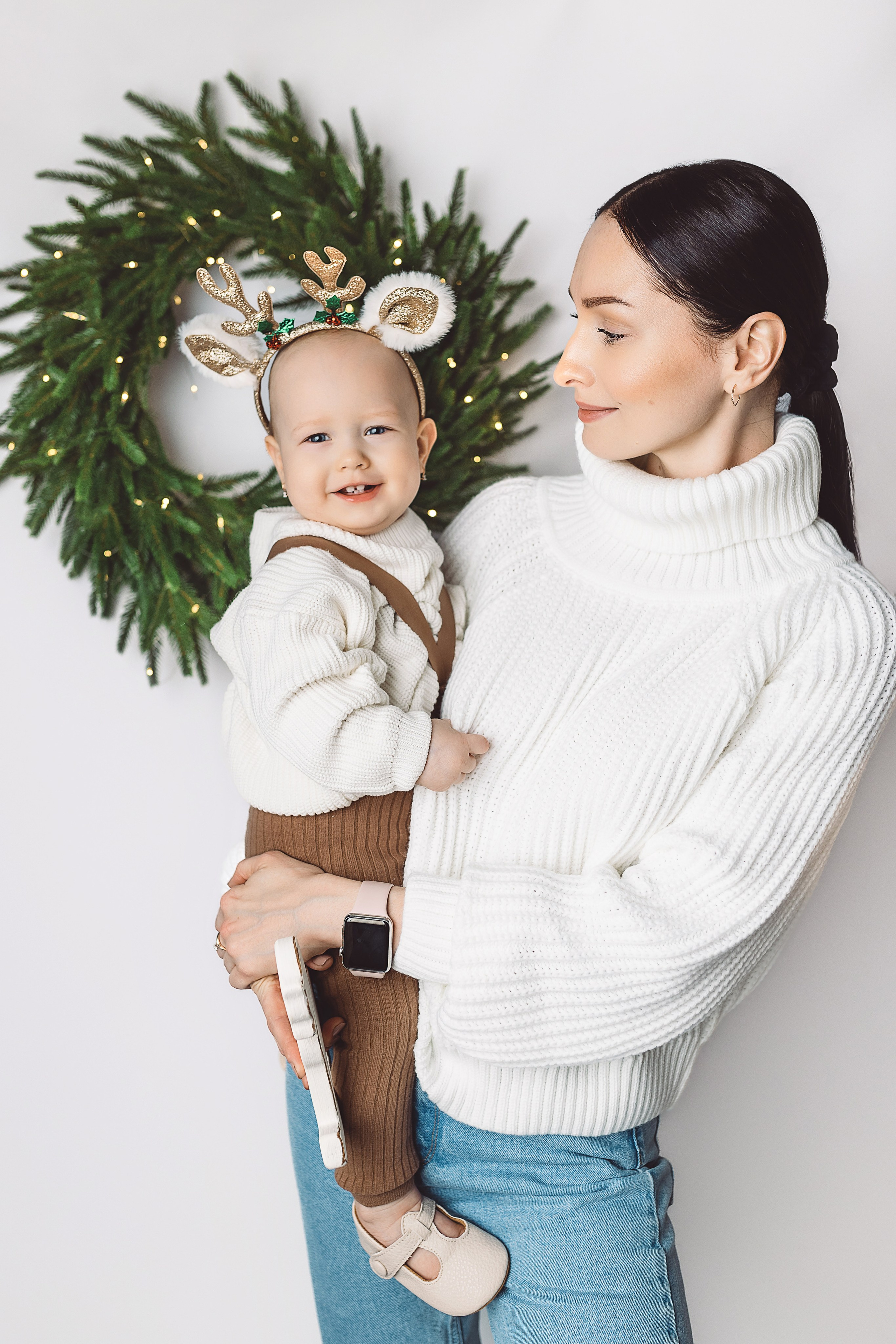 Семейные фото на годиках. Фотограф новорожденных Серпухов, Протвино, Москва I Марина Бурмистрова