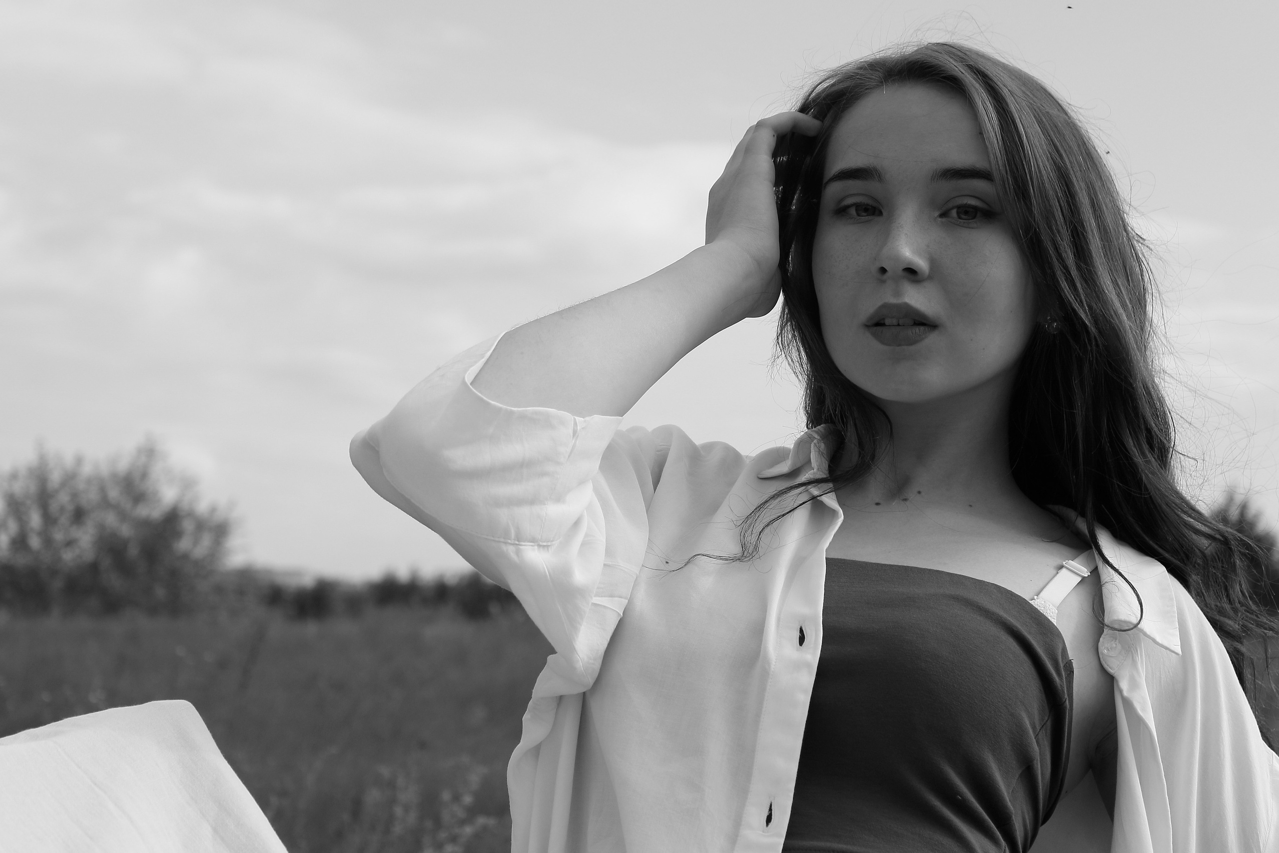 Дарья. В поле. Творческий фотограф в Казани Власкова Анастасия