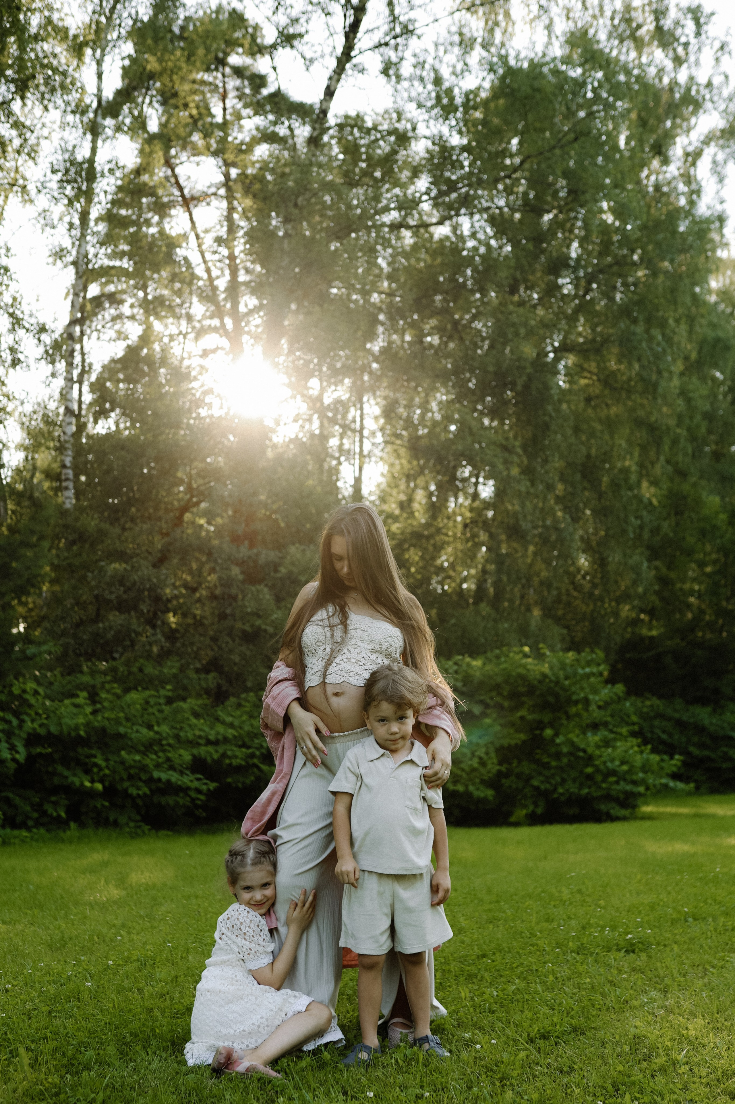 Большая семья. Детский и семейный фотограф, съемка новорожденных Москва
