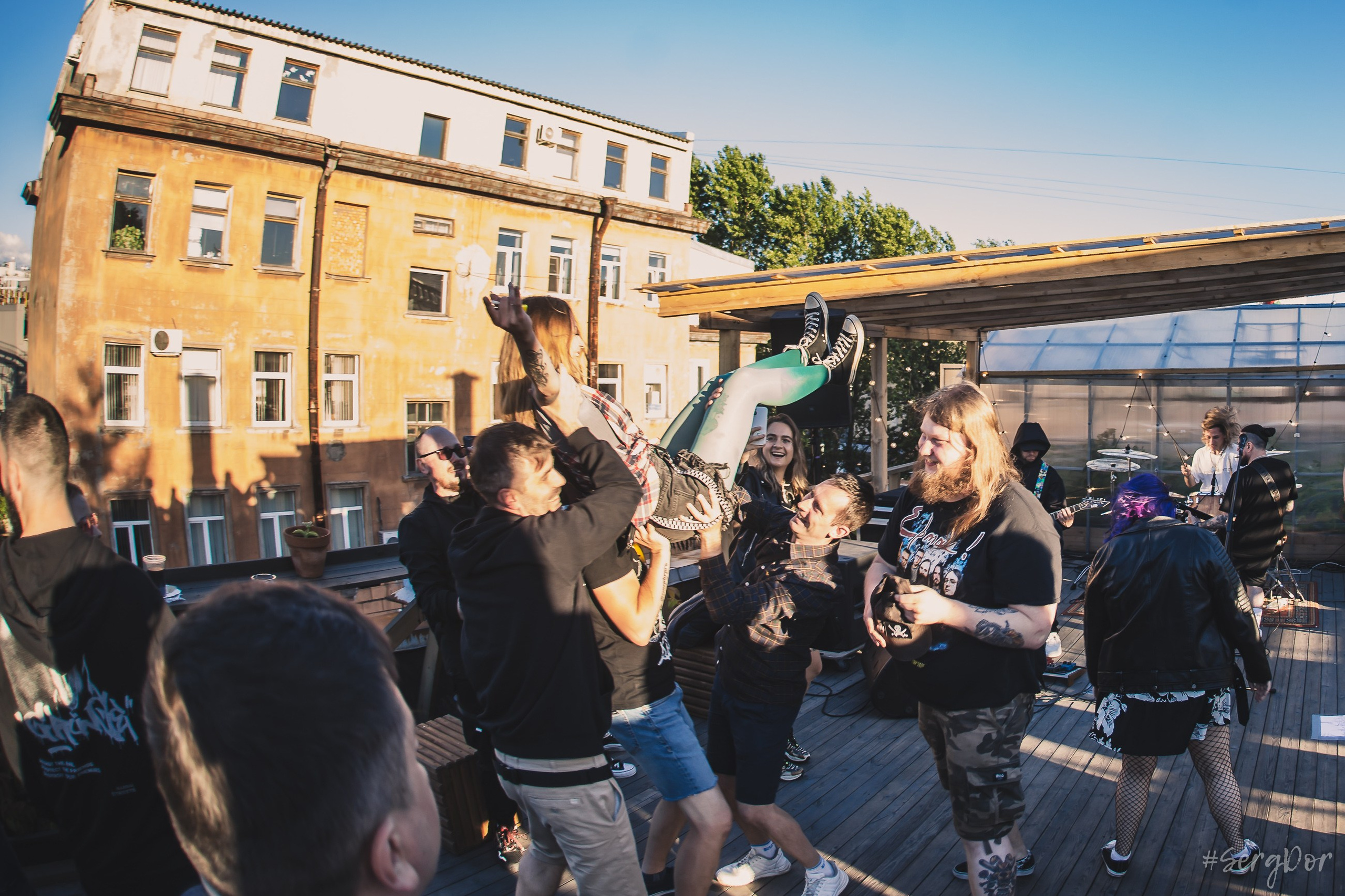 Гребля, Ласточка, концерт, крыша, Санкт-Петербург, 21.06.2024, СПб, SergDor, 21 июня 2024 года, #SergDor