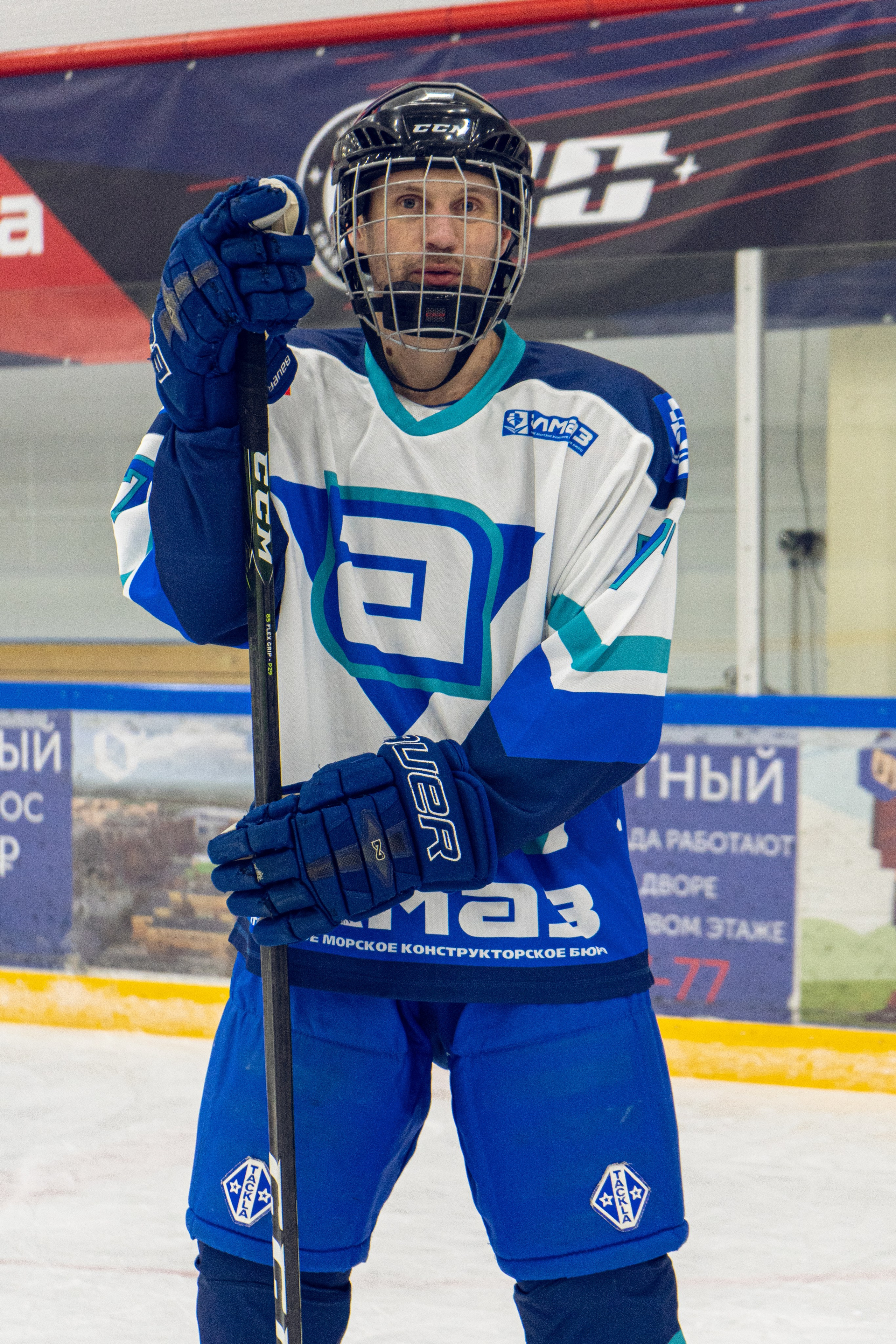 Тренировка по хоккею «ЦМКБ «Алмаз»