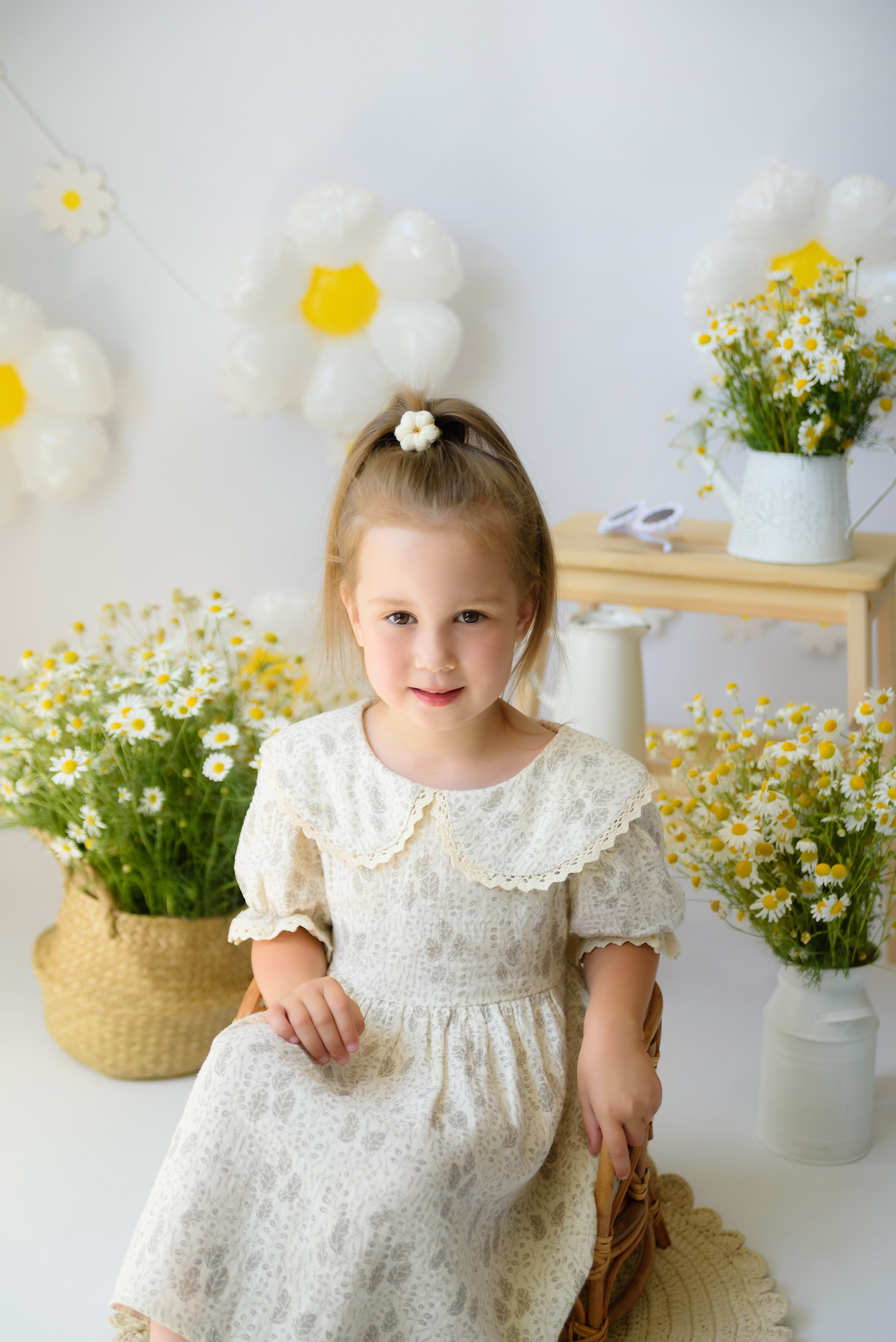 Фотопроект «Ромашки» Аня и Даша. Детский Фотограф |Фотограф на годик в Брянске Ирина Романова