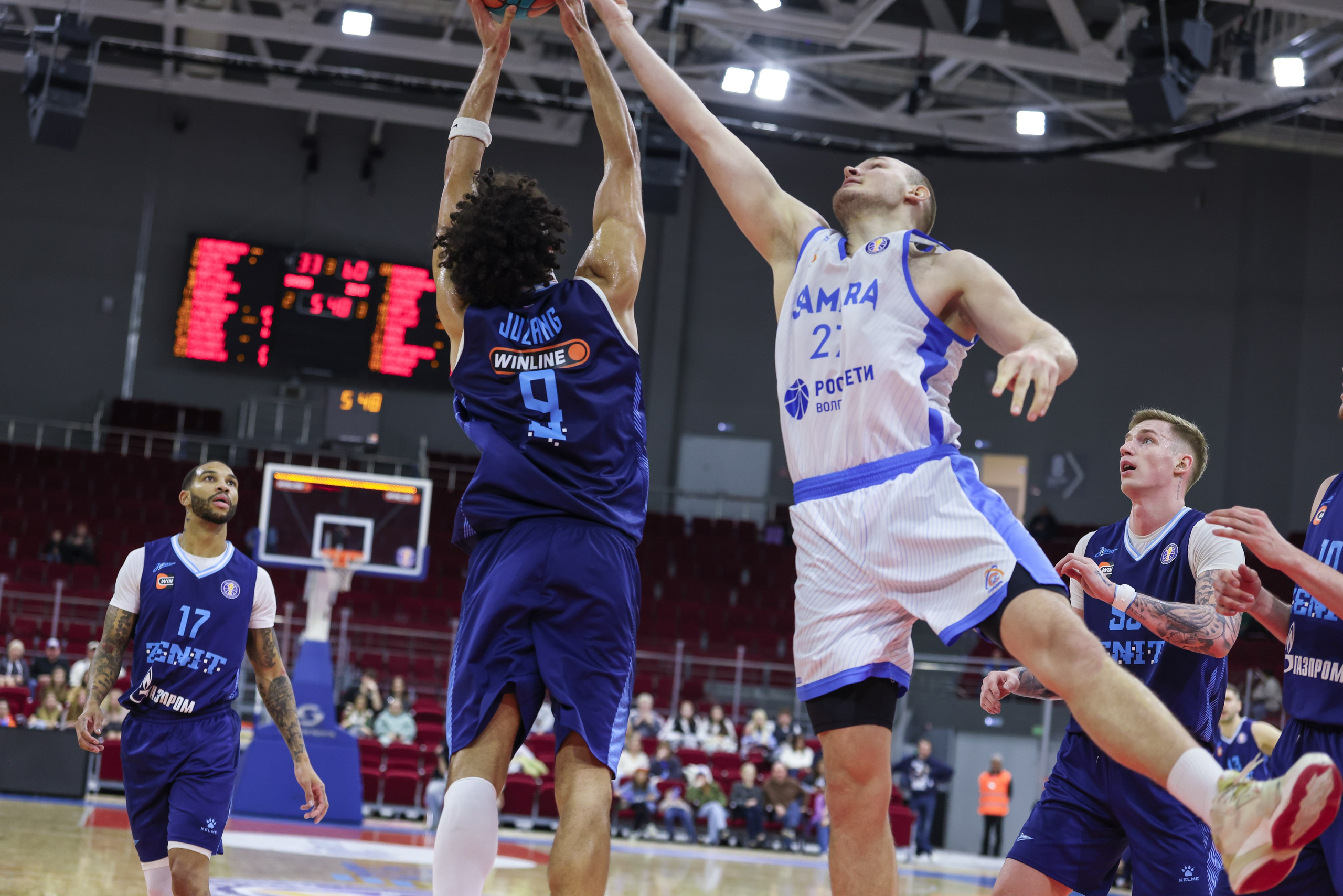 Баскетбол. Самара — Зенит. Единая лига ВТБ. Спортивный фотограф в Самаре