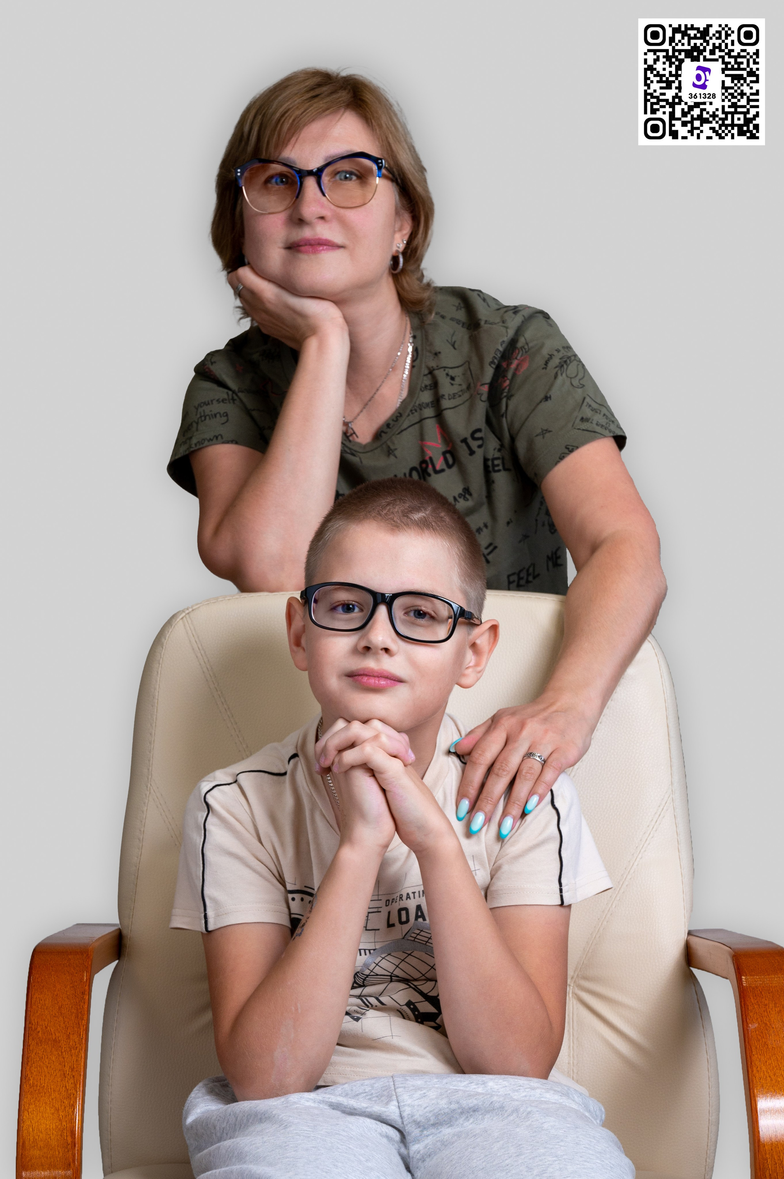 Благодарные пациенты в интерактивной фотографии. Детский фотограф. «Ожившие» фото, г. Нижневартовск